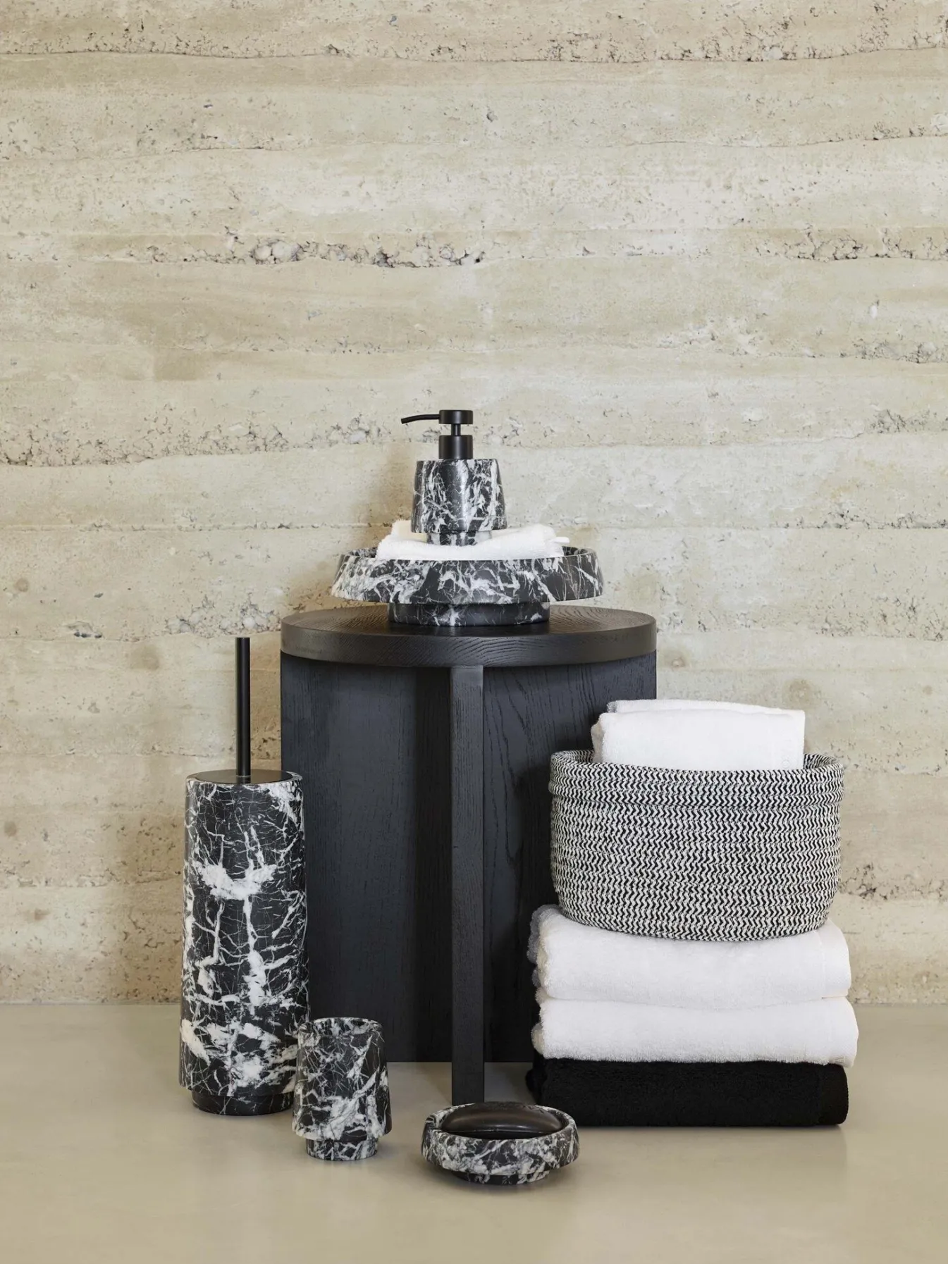 Discount Bath & Living Aquanova Aquanova ORION toilet brush holder Black Black-09
