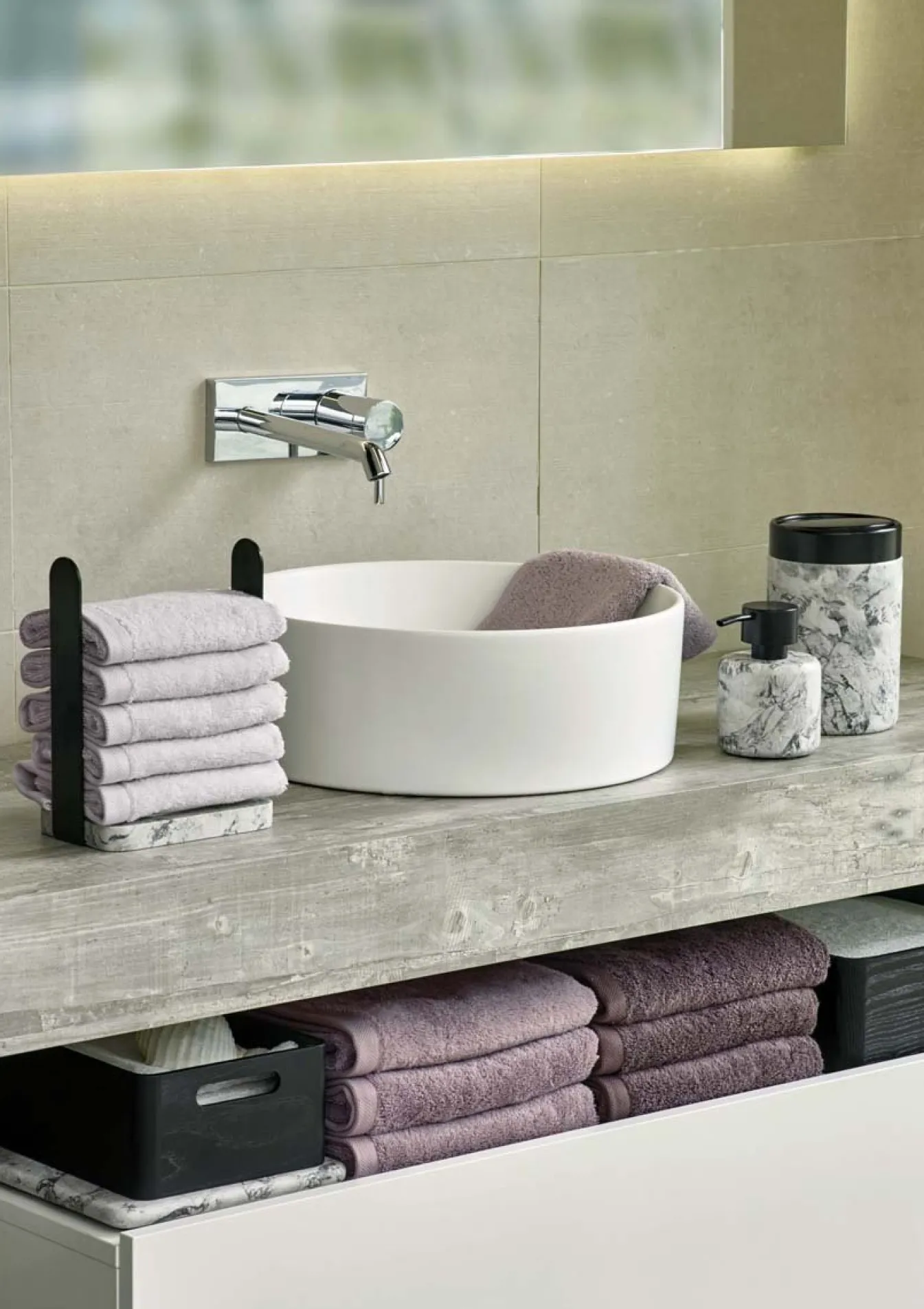 Flash Sale Bath & Living Aquanova Bath textiles LONDON color Calla-824