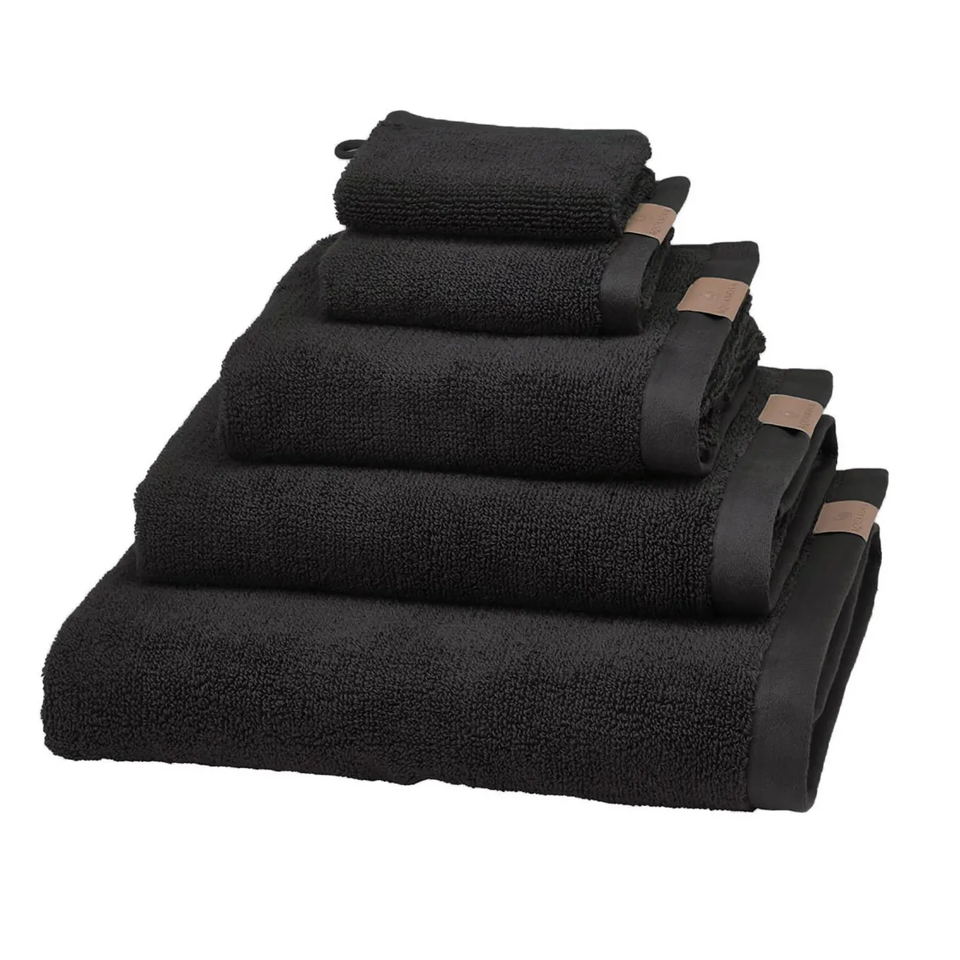 Cheap Bath & Living Aquanova Bath textiles OSLO color Black, black (OSLTW-09) Black-09