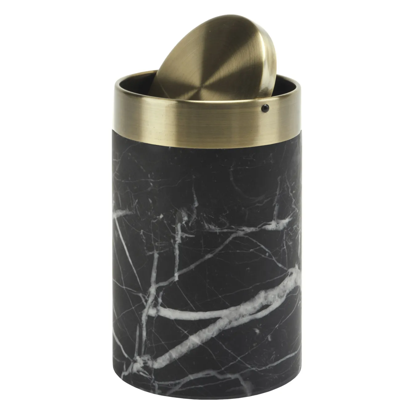 New Bath & Living Aquanova Cosmetics waste bin NERO color Black (black) Black-09