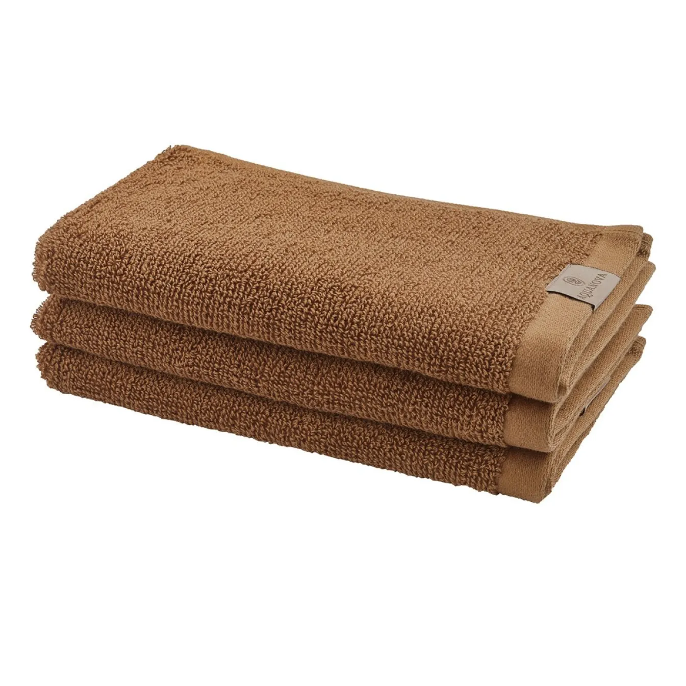 Online Bath & Living Aquanova Guest towel OSLO Cinnamon-804 (OSLTWG-804) set/6