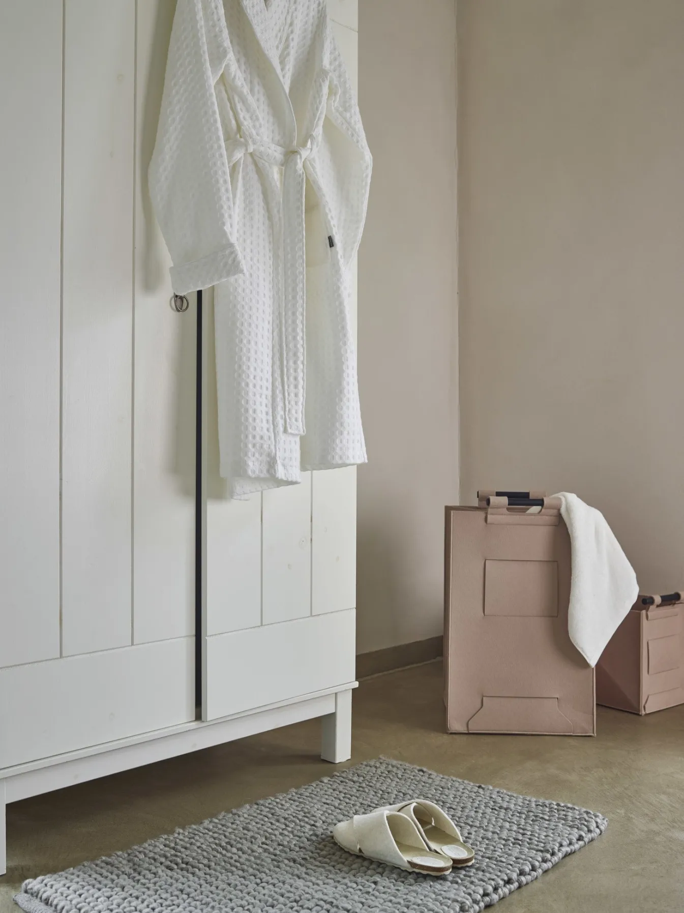 New Bath & Living Aquanova Laundry basket LUZ color (beige) Beige-15