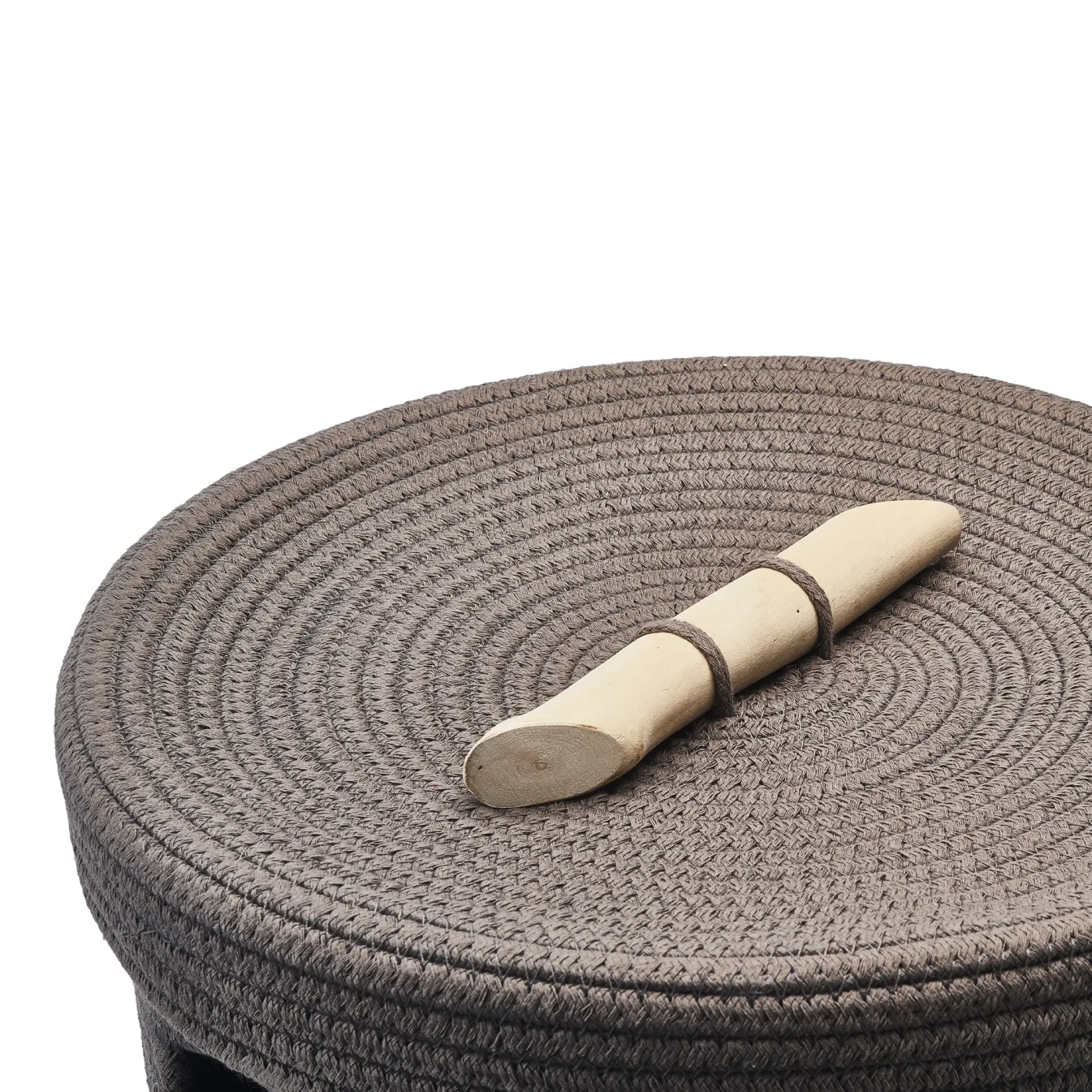 Best Sale Bath & Living Aquanova Laundry basket OTIS color (gray / gray-brown) Ash-109