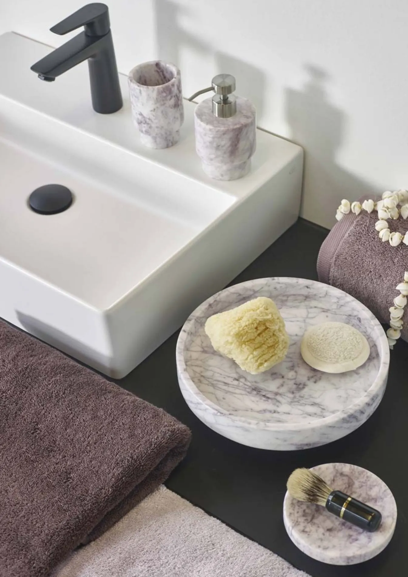 Online Bath & Living Aquanova Plateau / bowl PORTO color Prunus-892