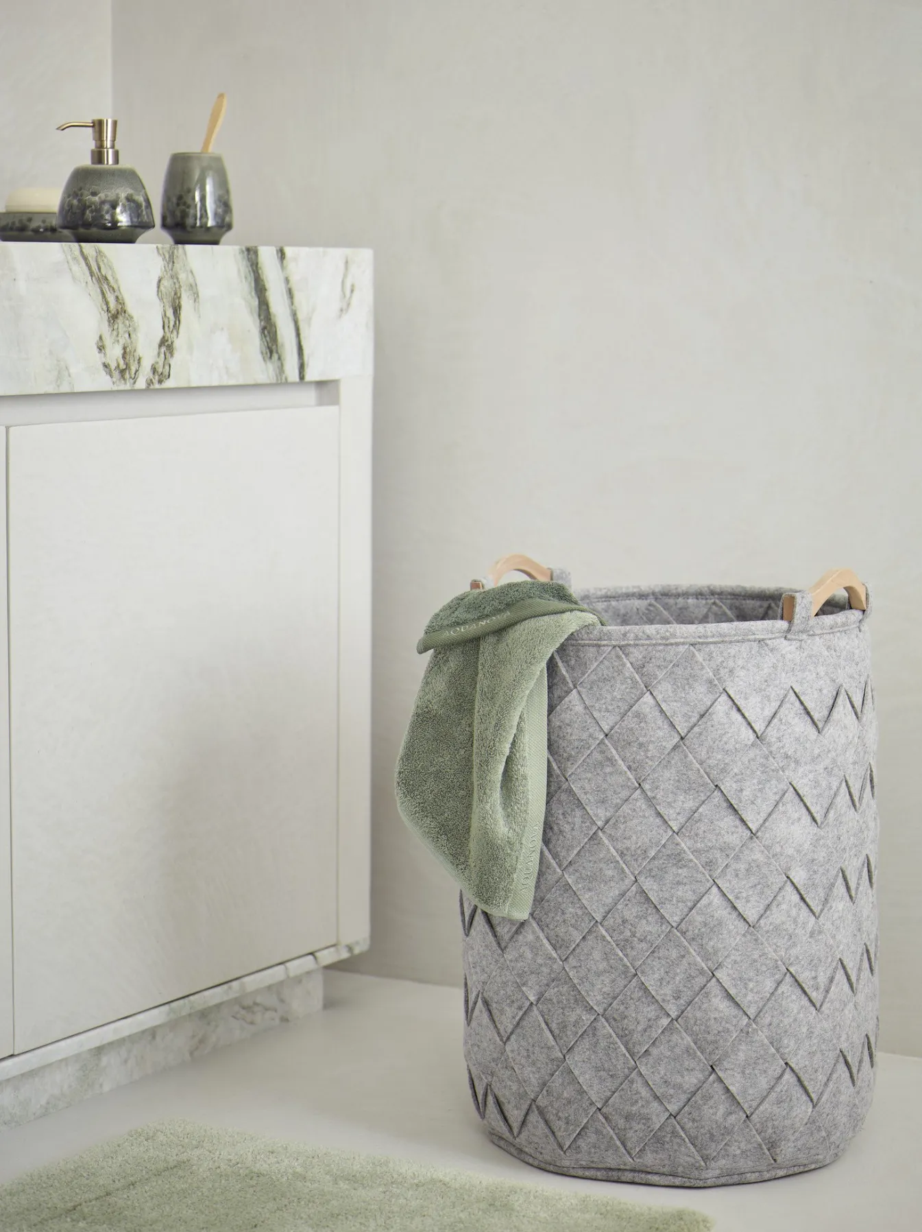 Cheap Bath & Living Aquanova Storage basket AMY color Silver Gray-95 (gray) medium SilverGrey-95