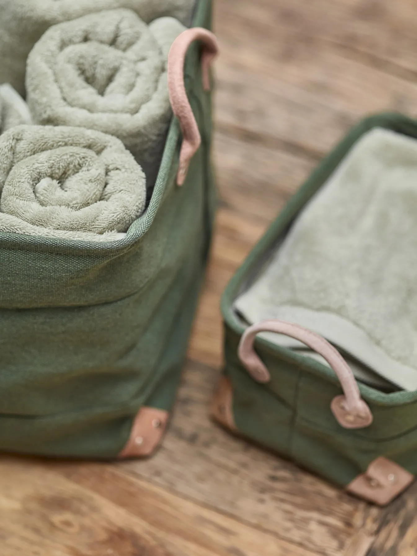 Best Bath & Living Aquanova Storage basket LUBIN Sage Green-582 (Small) SageGreen-582