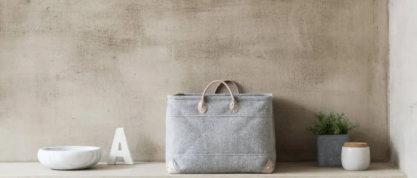 Sale Bath & Living Aquanova Storage basket LUBIN SIlver Gray-95 (Small) SilverGrey-95
