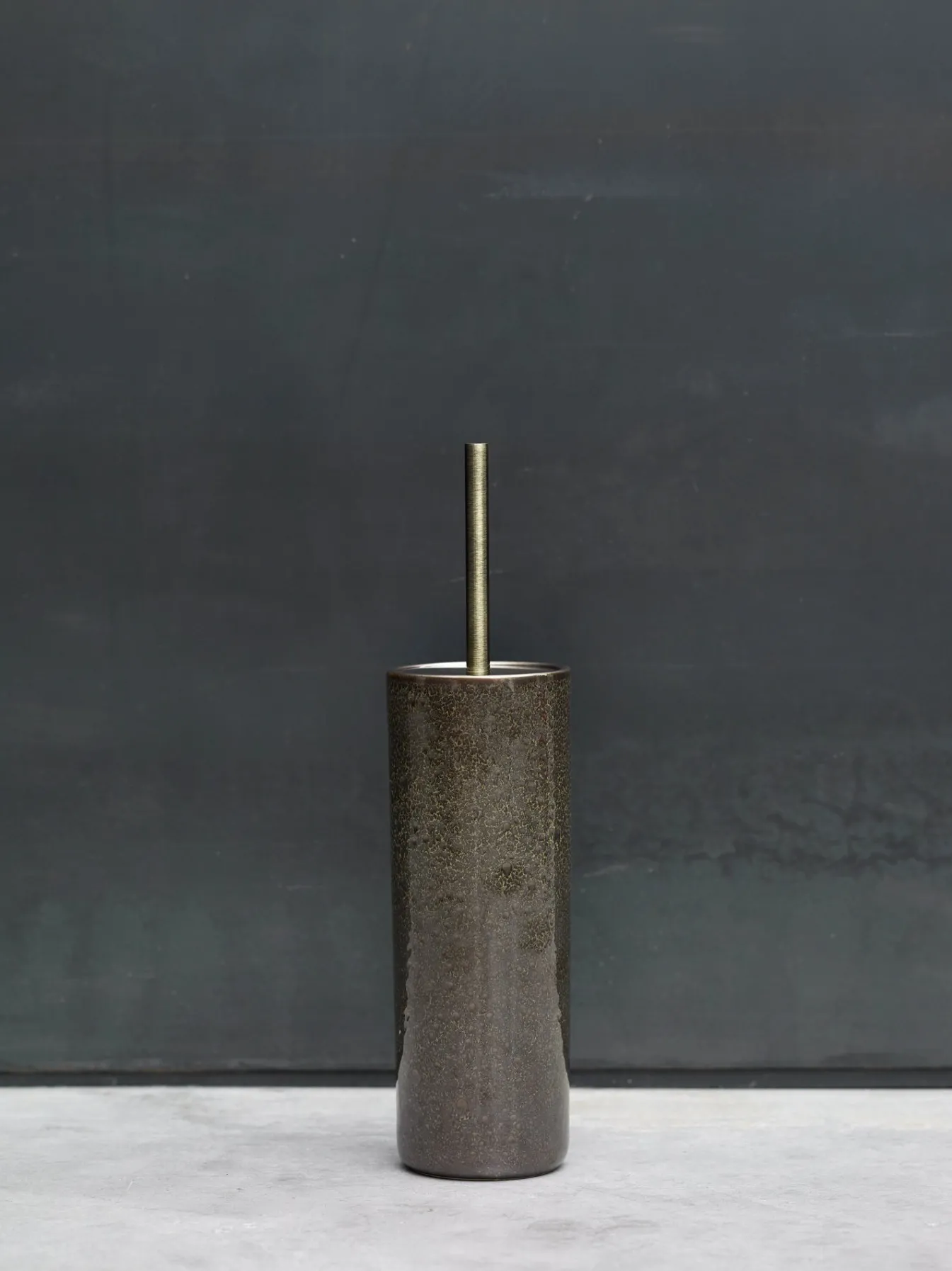 Online Bath & Living Aquanova Toilet brush holder UGO color Vintage Bronze-854 (bronze) VintageBronze-854