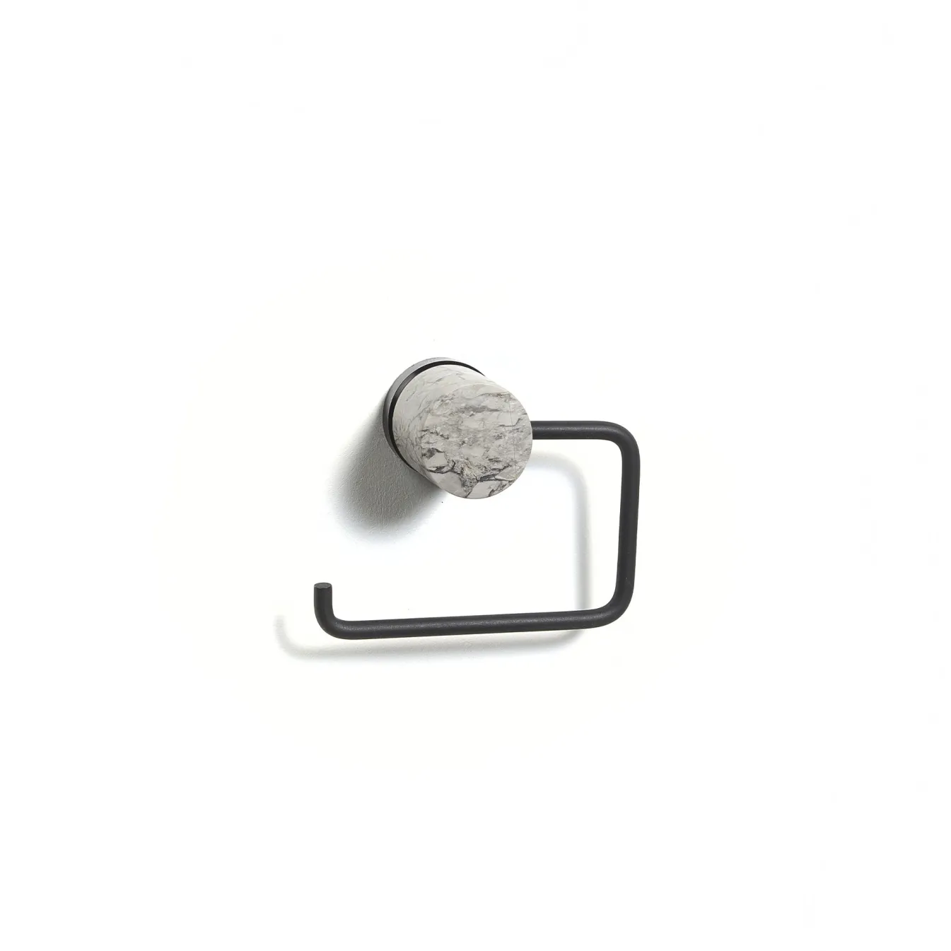 Shop Bath & Living Aquanova Toilet roll holder NERO color Alba (gray) Alba-195