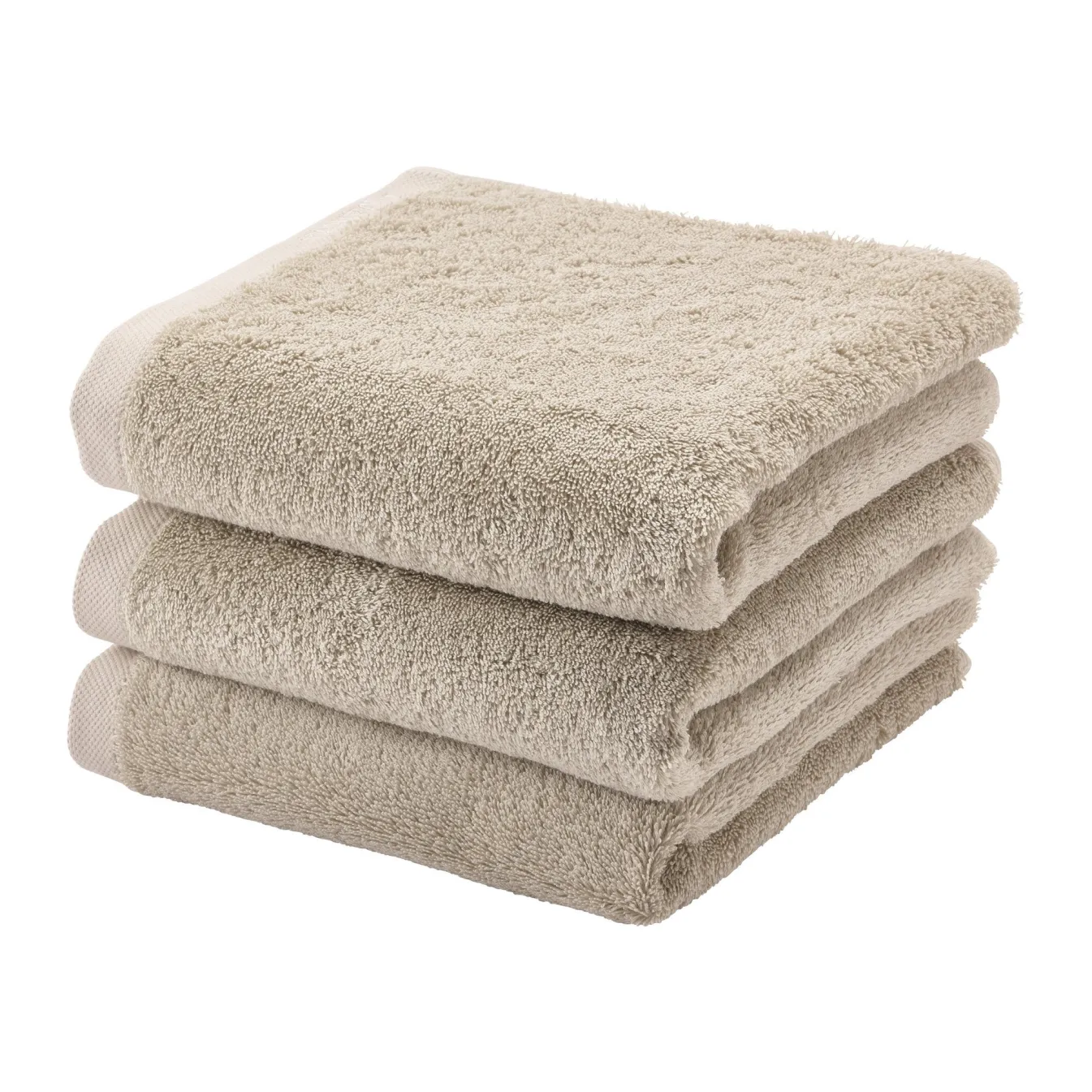 Discount Bath & Living Aquanova Towel 55x100 cm LONDON color (set/3) Linen-16