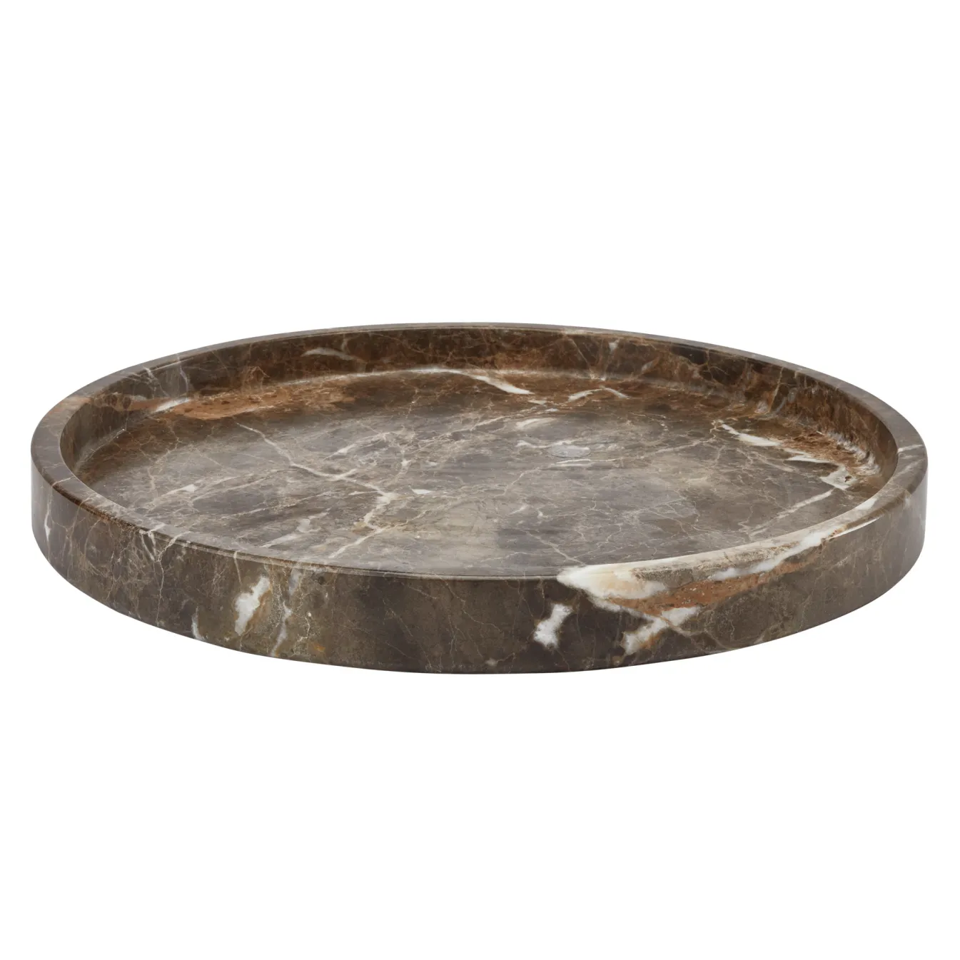 Flash Sale Bath & Living Aquanova Tray / Bowl HAMMAM Brown (round) HAMTRR-01
