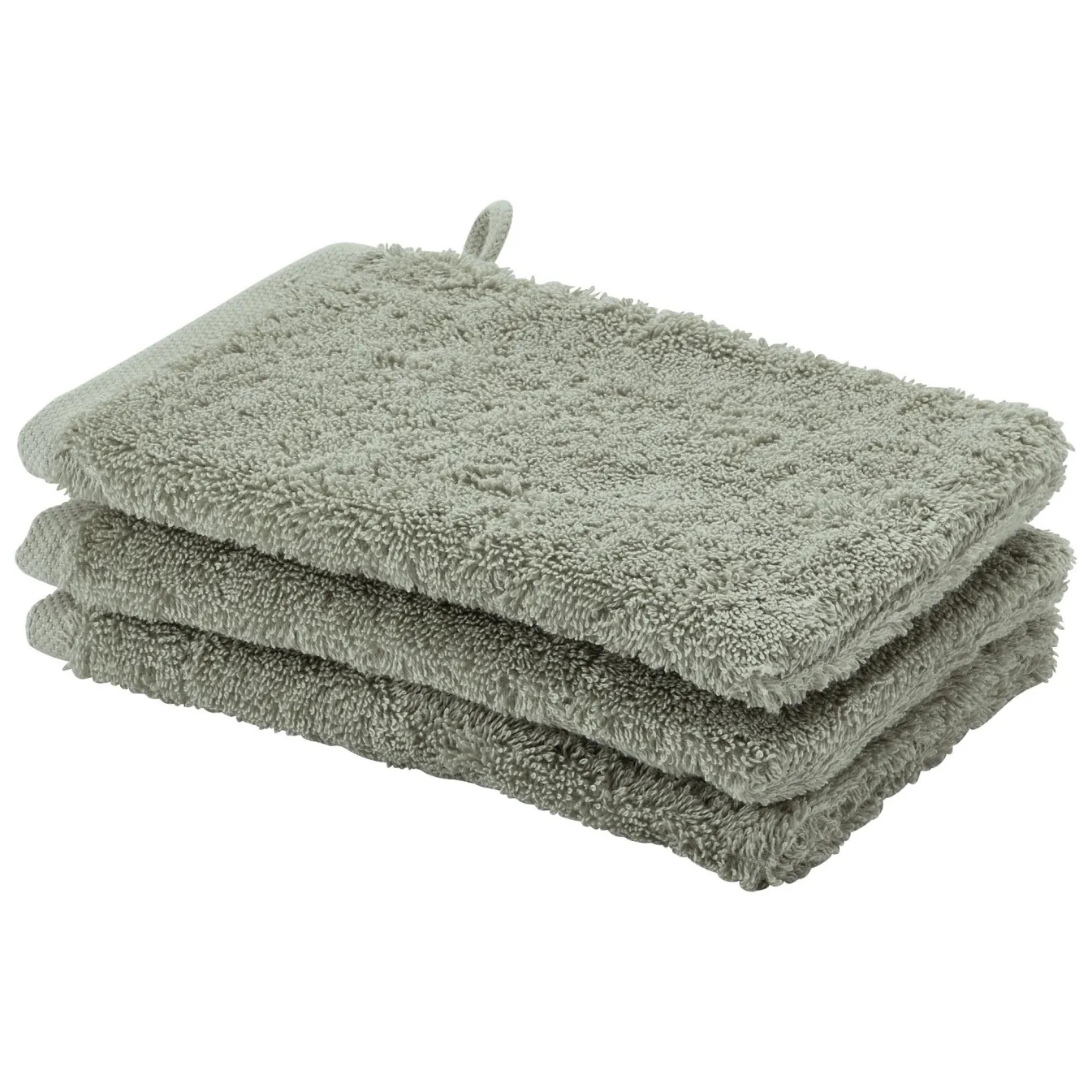Outlet Bath & Living Aquanova Washcloth LONDON color (set/6) Thyme-293