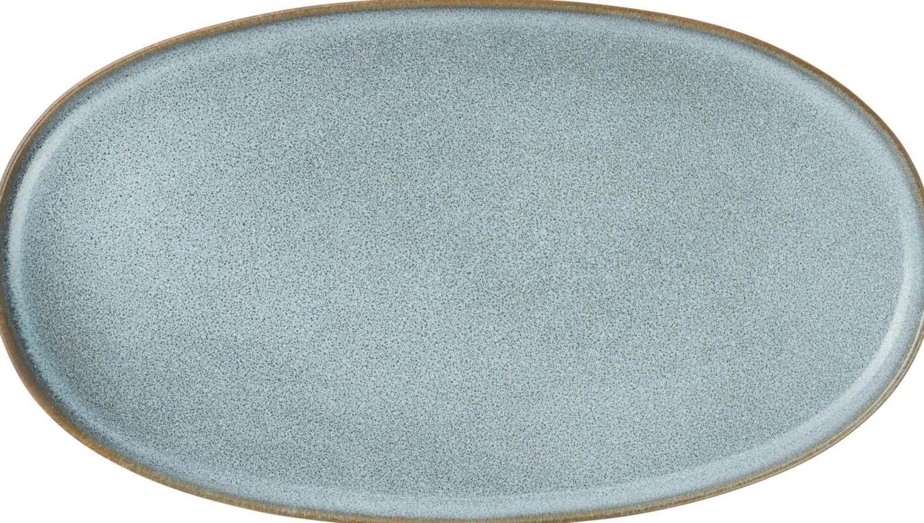 Online Bath & Living ASA Selection SAISONS flat plate oval 29 cm color Denim (blue) Denim-118
