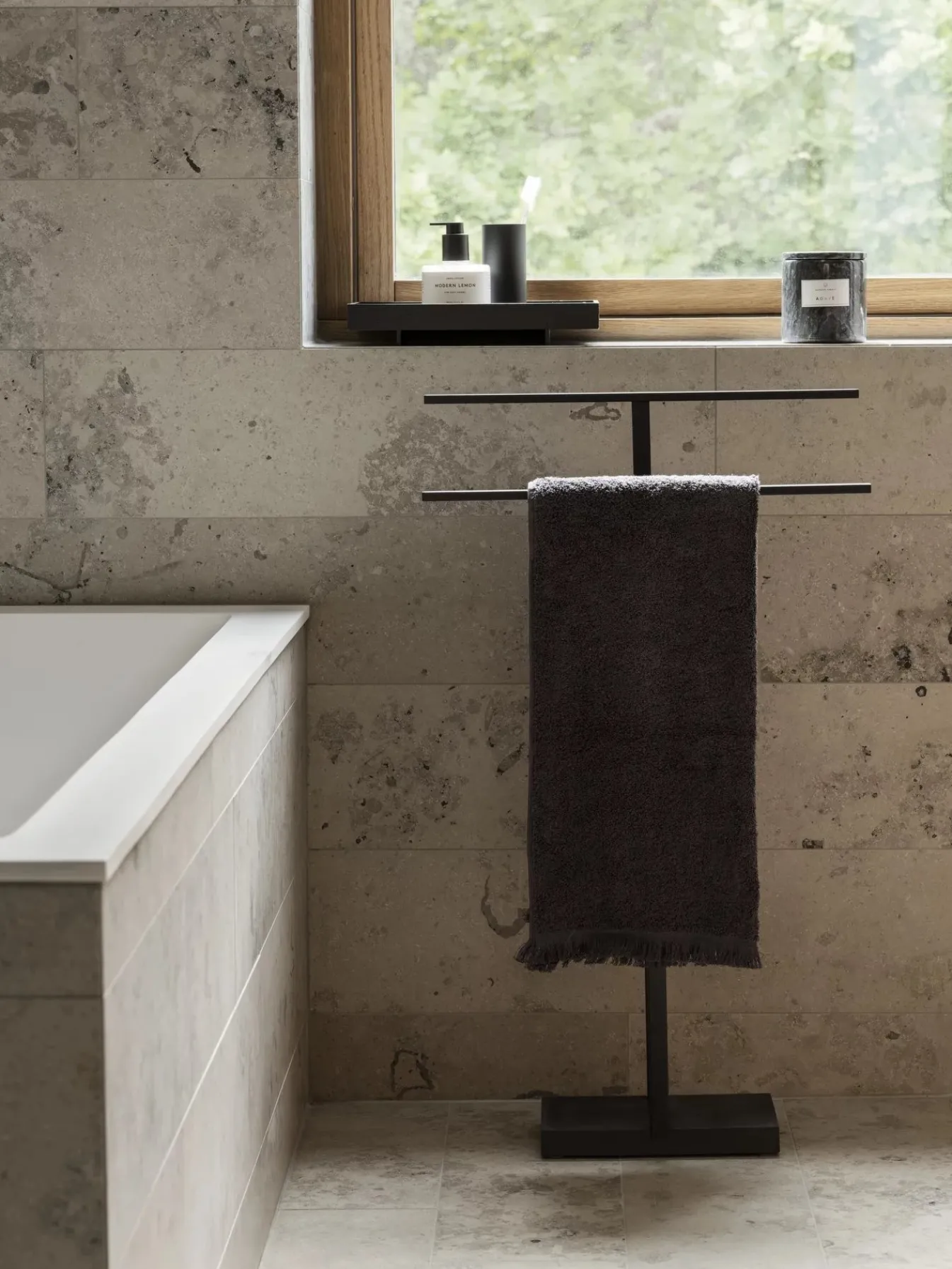 Hot Bath & Living Blomus ABENTO tray / tray color (64438) small Black