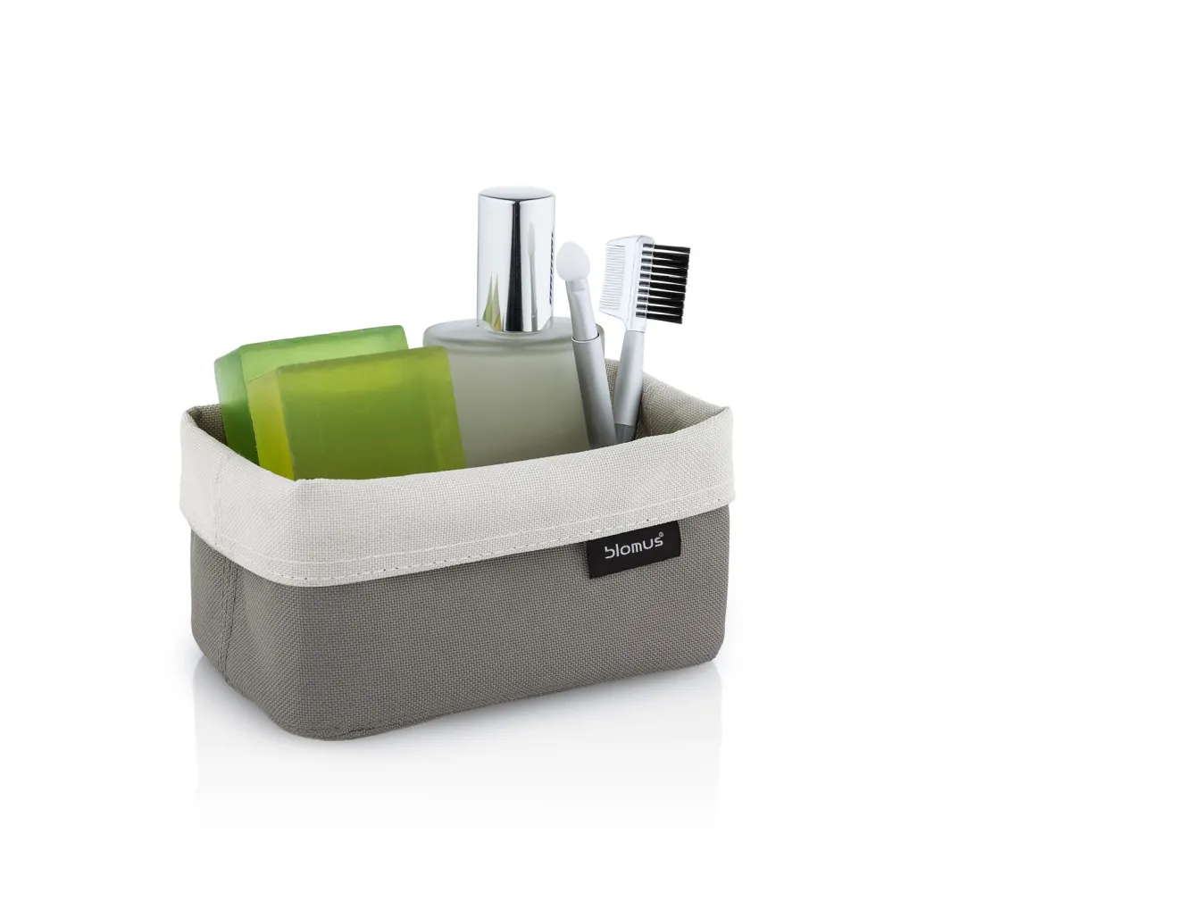 Online Bath & Living Blomus ARA storage basket 2-sided (Medium) 68897 Taupe