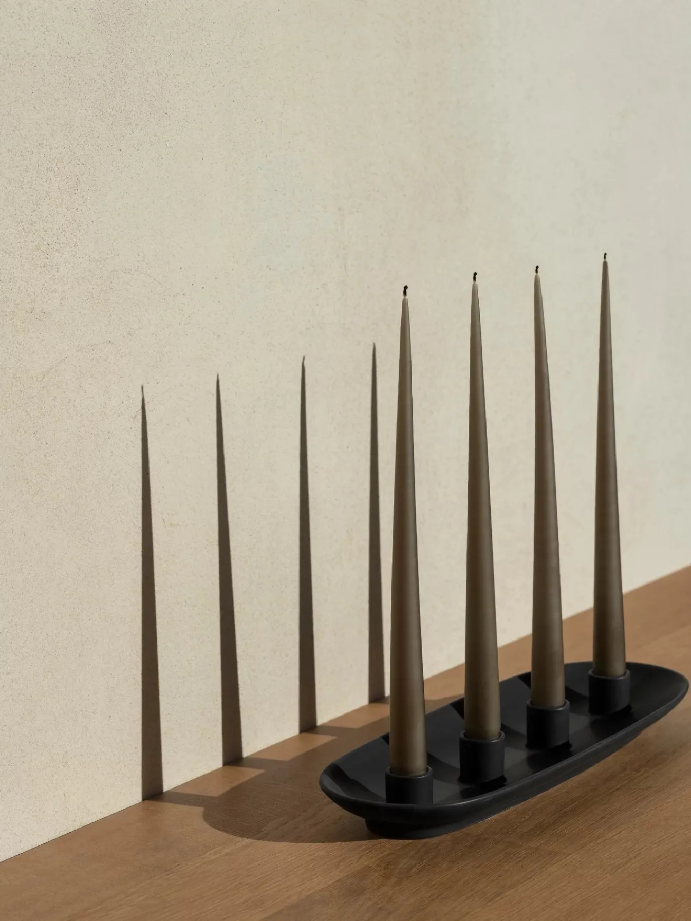 New Bath & Living Blomus Blomus VELA candlestick oval Black