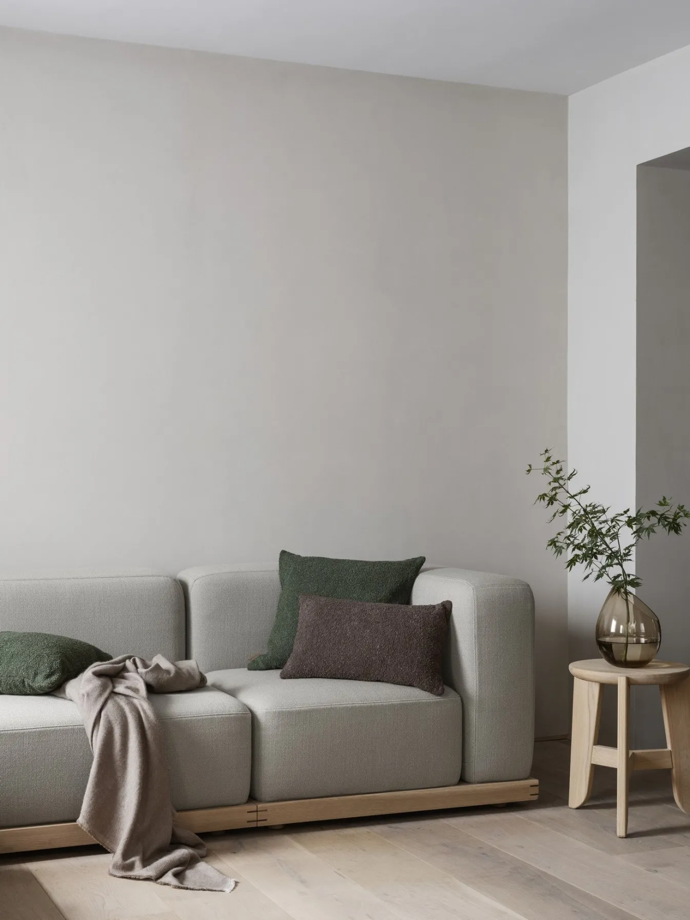 Shop Bath & Living Blomus BOUCLE cushion cover 30x50 - Duck Green (66599) DuckGreen