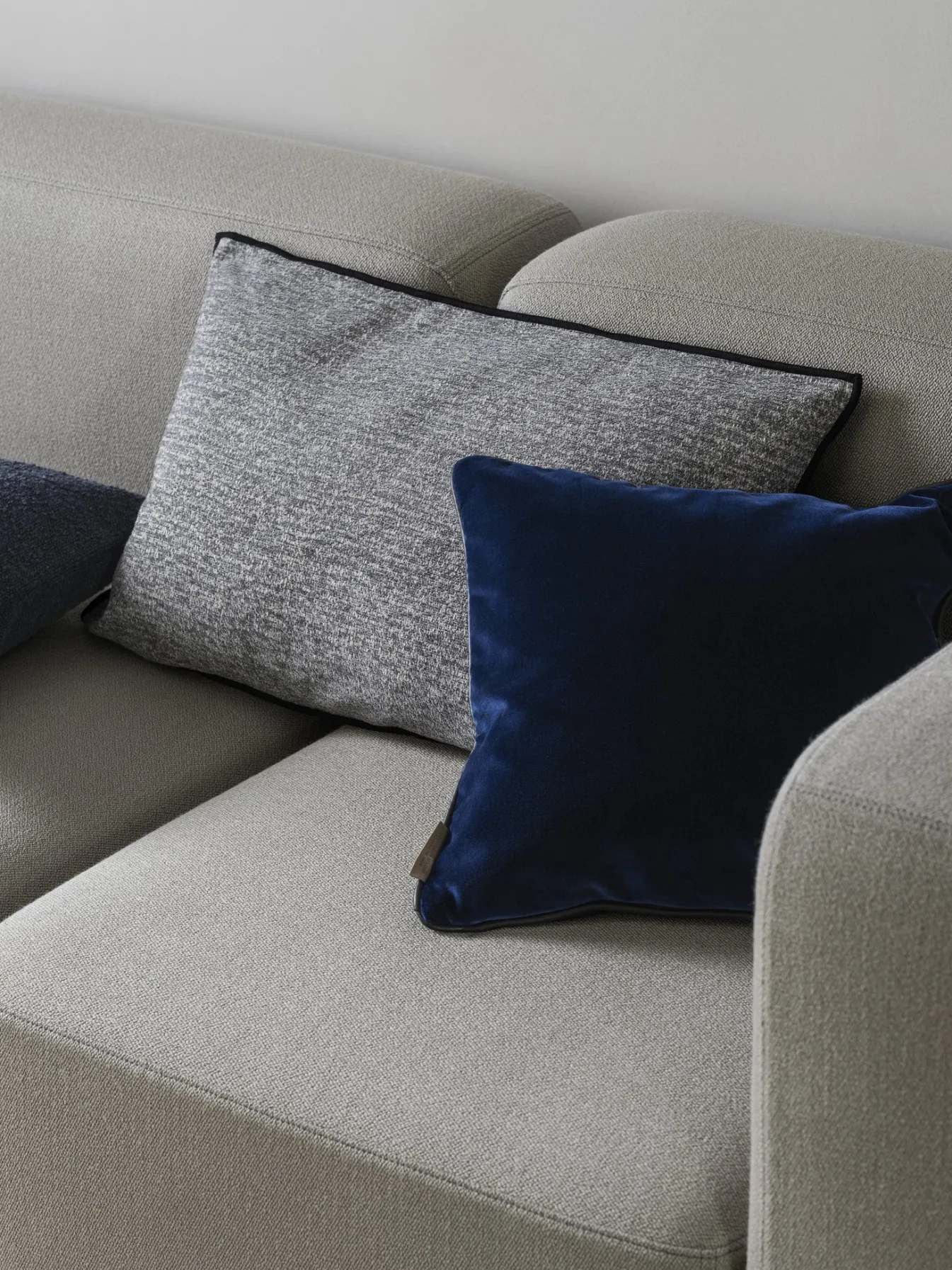 Outlet Bath & Living Blomus CHENILLE cushion cover 40x60 - Steel Gray (66549) SteelGray
