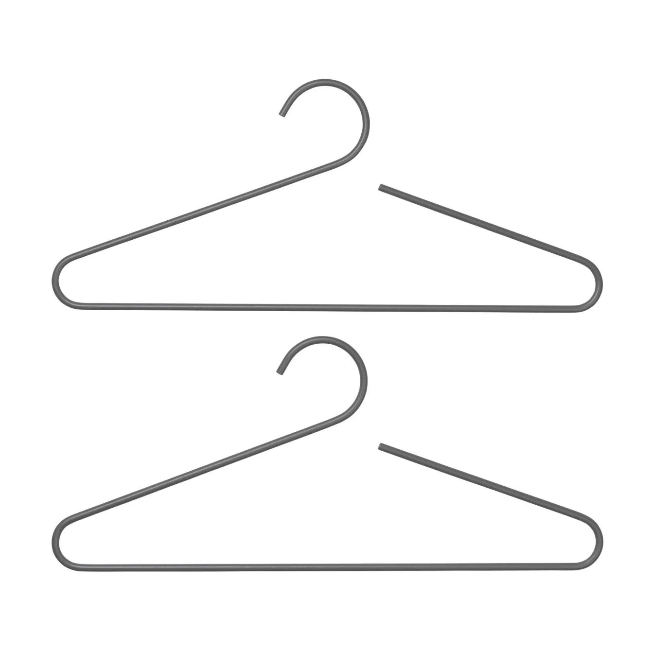 Outlet Bath & Living Blomus CURL clothes hanger Steel Gray (set / 2 pieces) 66006
