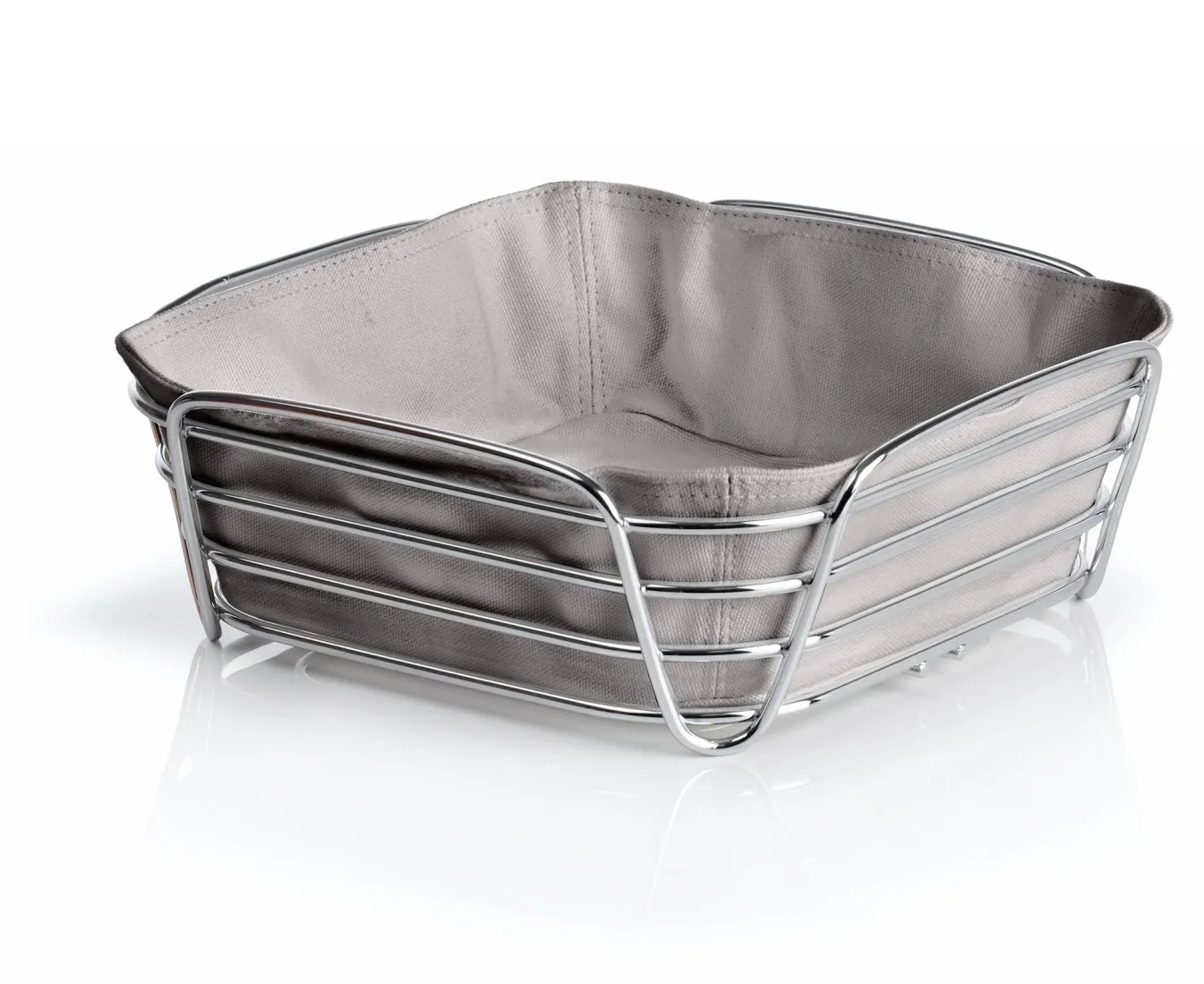 Online Bath & Living Blomus DELARA bread basket color (63668) 26x26 cm Taupe