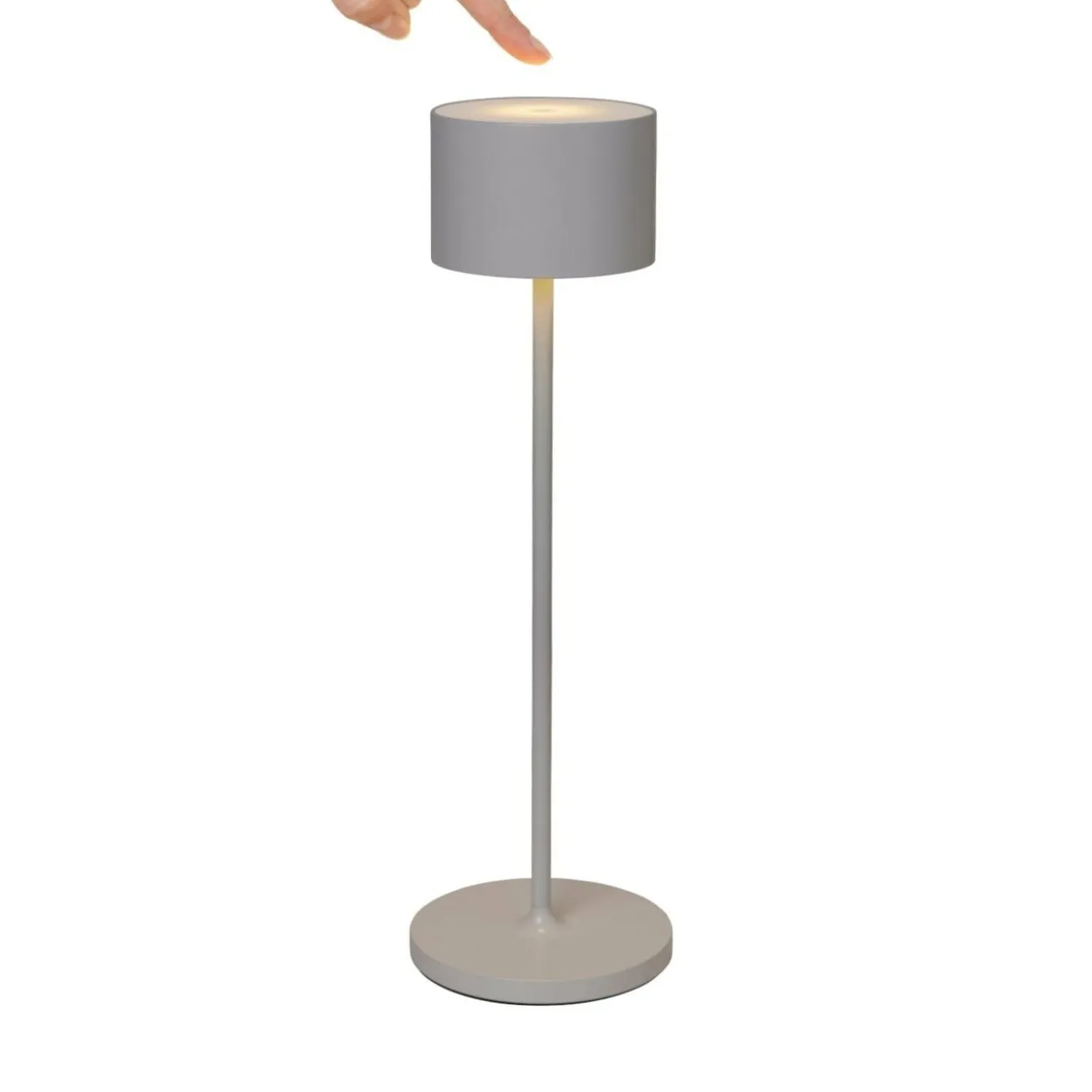 Outlet Bath & Living Blomus FAROL floor lamp color Warm Gray - 66129 Warmgrey