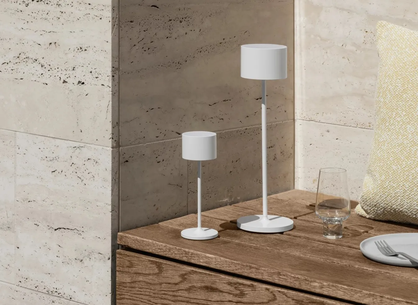 Cheap Bath & Living Blomus FAROL table lamp color (mini) 67046 White