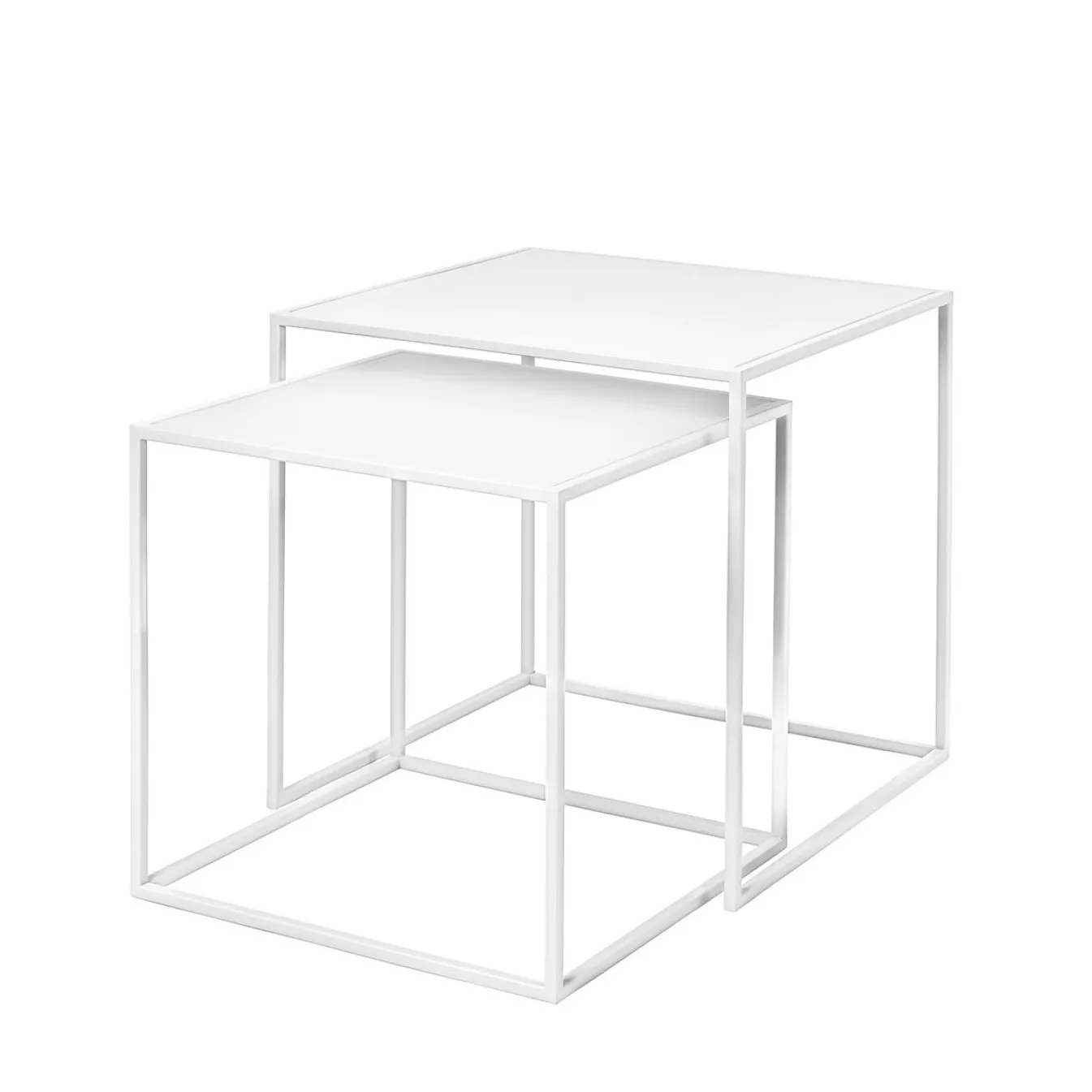 Best Bath & Living Blomus FERA set of 2 side tables color (66198) White