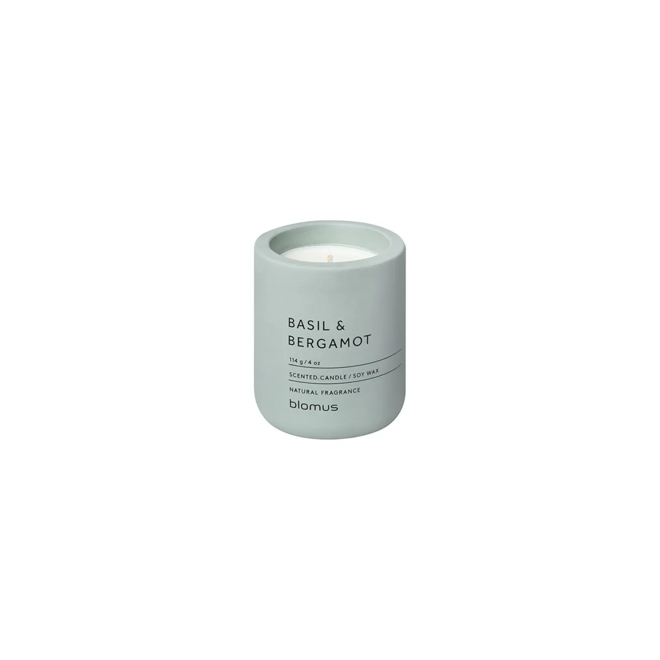 Flash Sale Bath & Living Blomus FRAGA scented candle Basil  Bergamot (114 grams) 66449 PineGray
