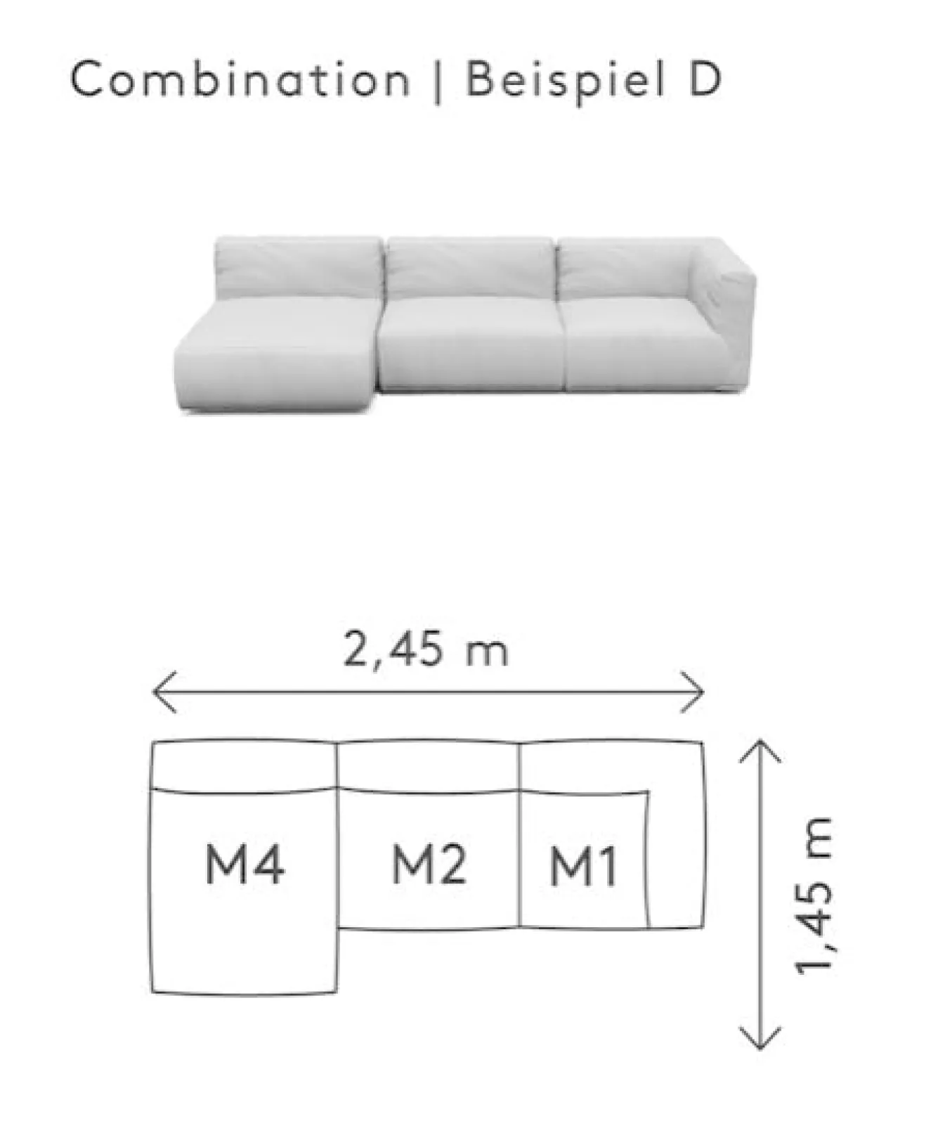 Flash Sale Bath & Living Blomus GROW lounge sofa D (.6206.D) Cloud