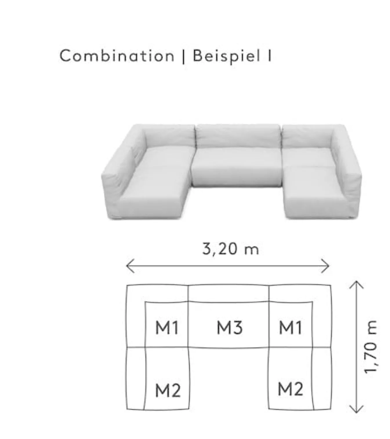 Hot Bath & Living Blomus GROW lounge sofa I (.6206.I) Cloud
