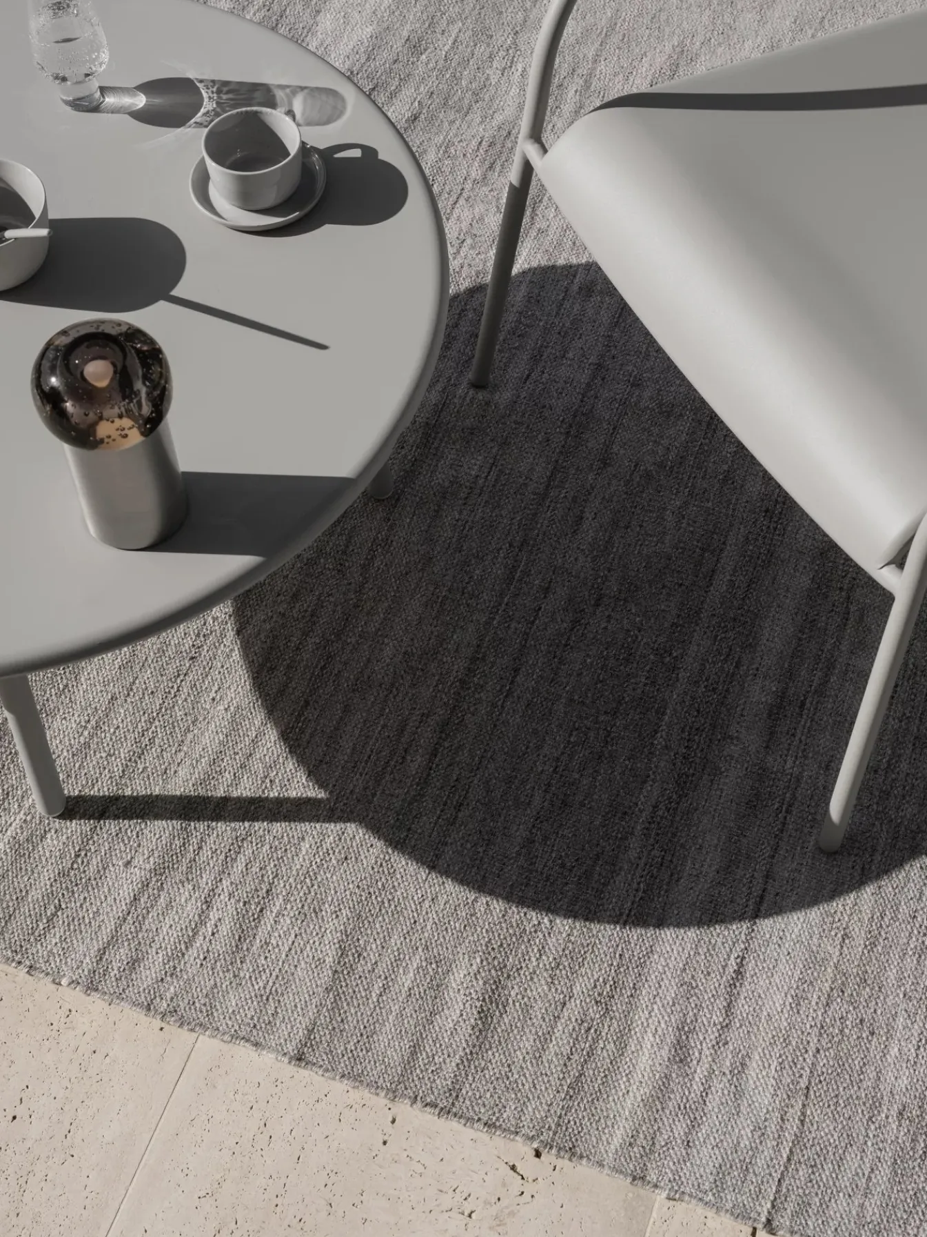 Fashion Bath & Living Blomus KIVA outdoor rug color Beige Melange (large) BeigeMelange