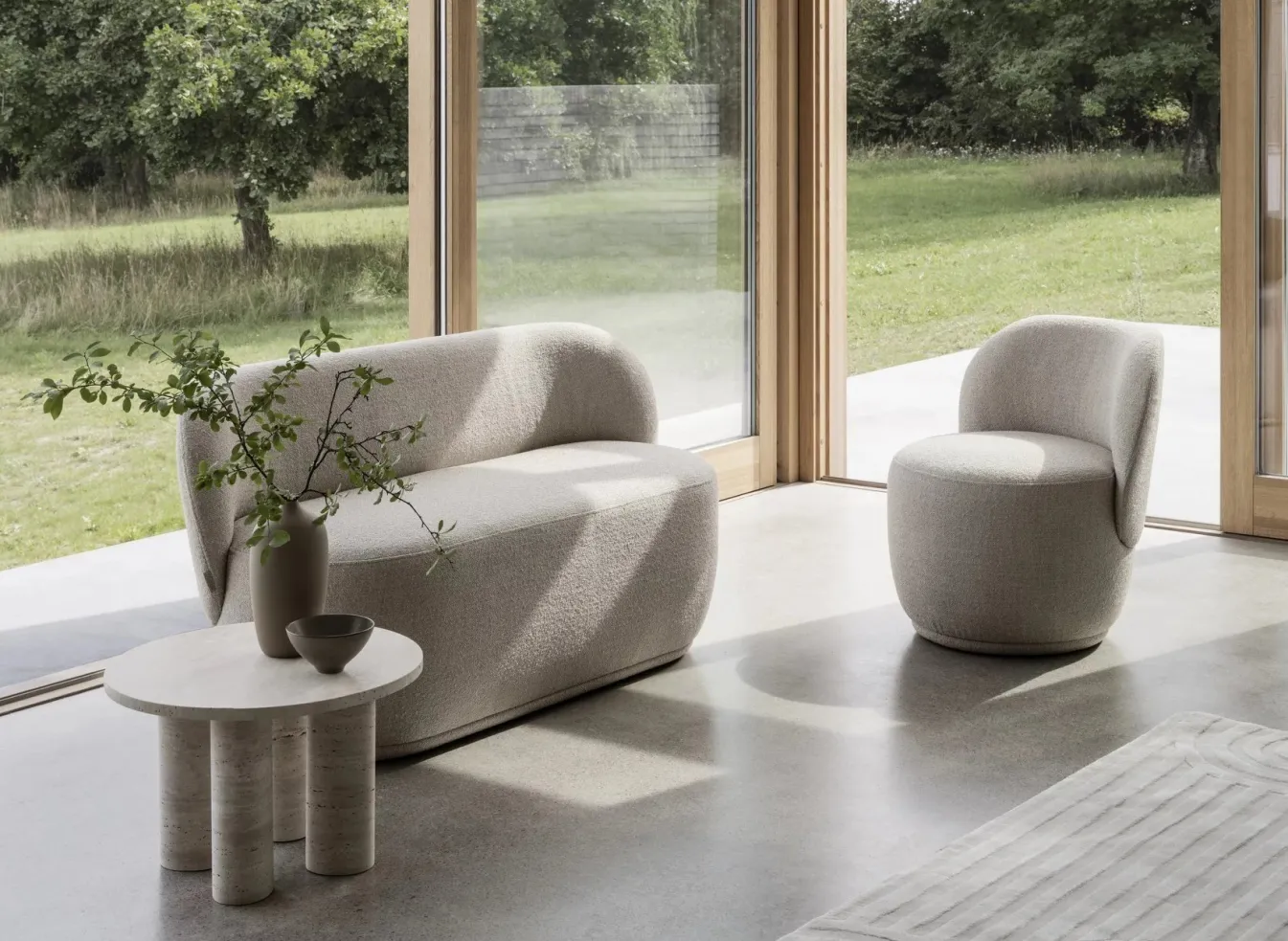 Hot Bath & Living Blomus KUON 2-seater sofa color - 66942 Desert