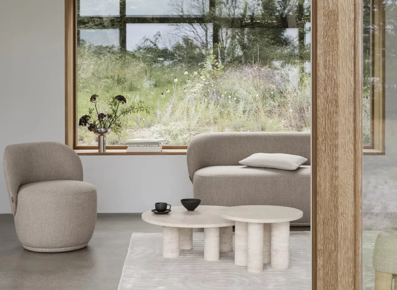Hot Bath & Living Blomus KUON 2-seater sofa color - 66942 Desert