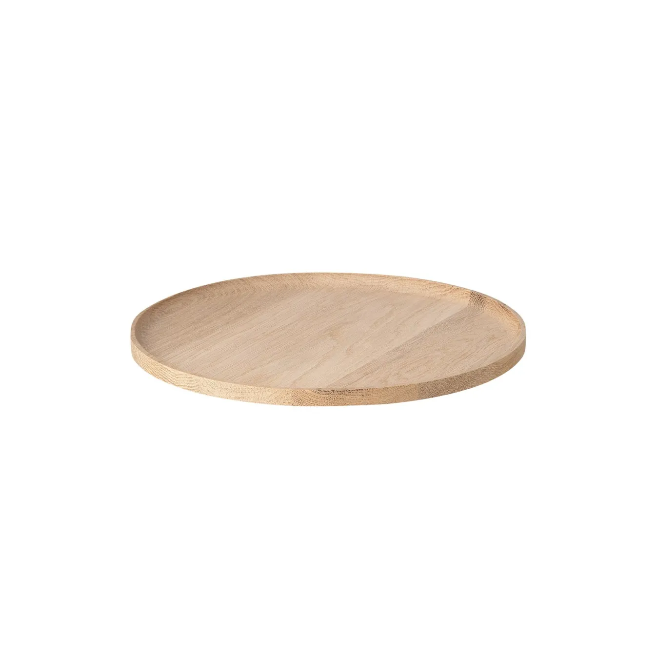 New Bath & Living Blomus OKU round tray / tray (medium) 64548 Oak
