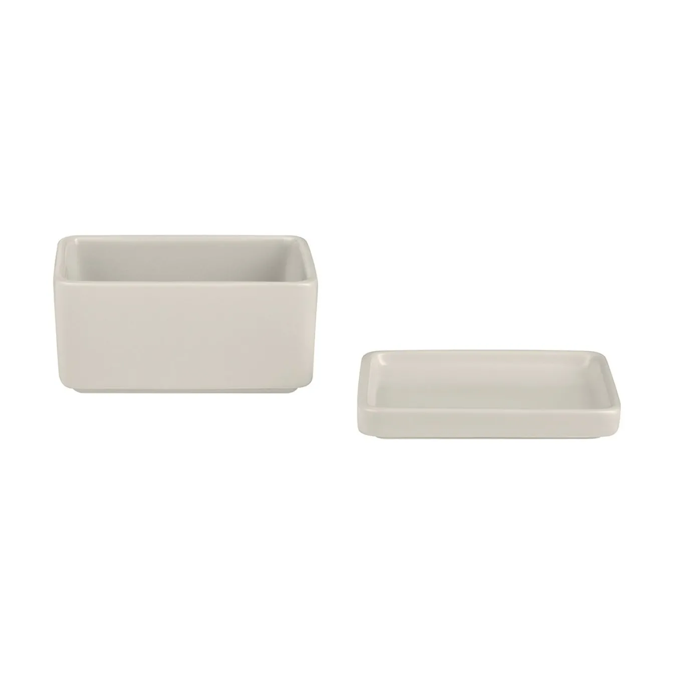 Outlet Bath & Living Blomus PILAR butter dish color (64367) Moonbeam