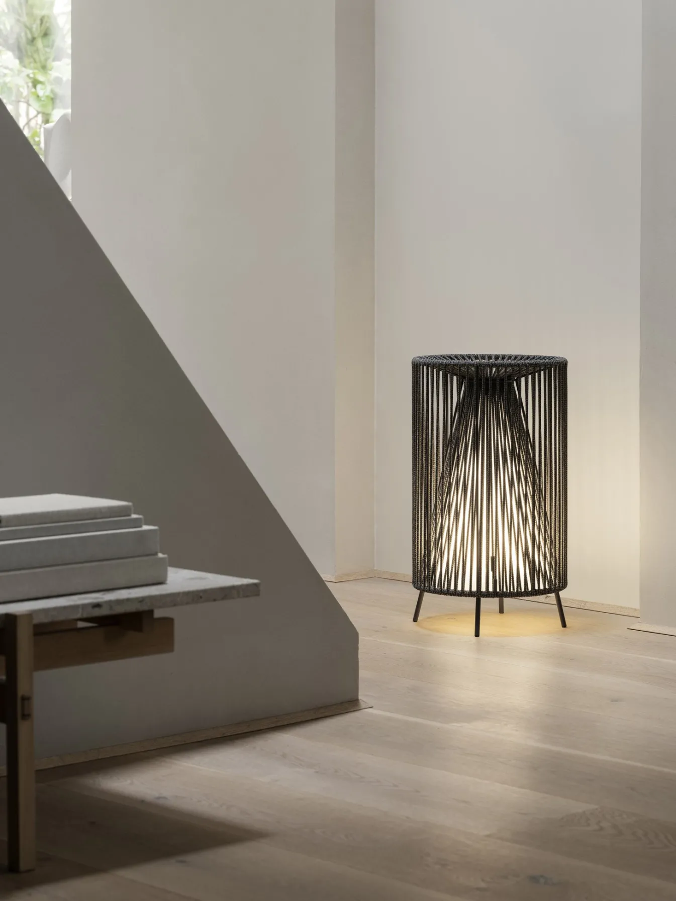 Hot Bath & Living Blomus ROPE floor lamp color - 66241 Coal