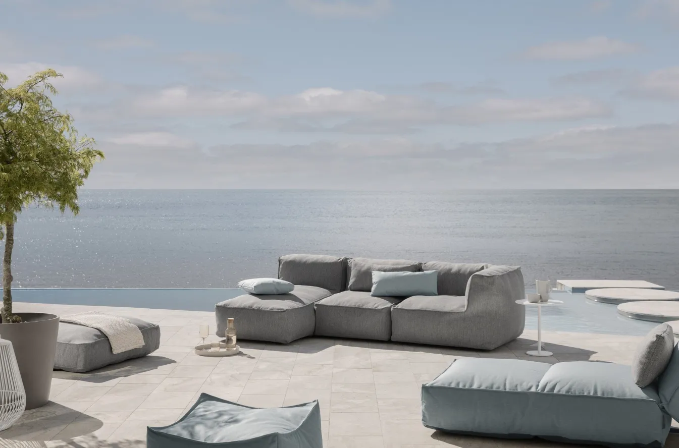 Fashion Bath & Living Blomus STAY pouf color (62091) Ocean