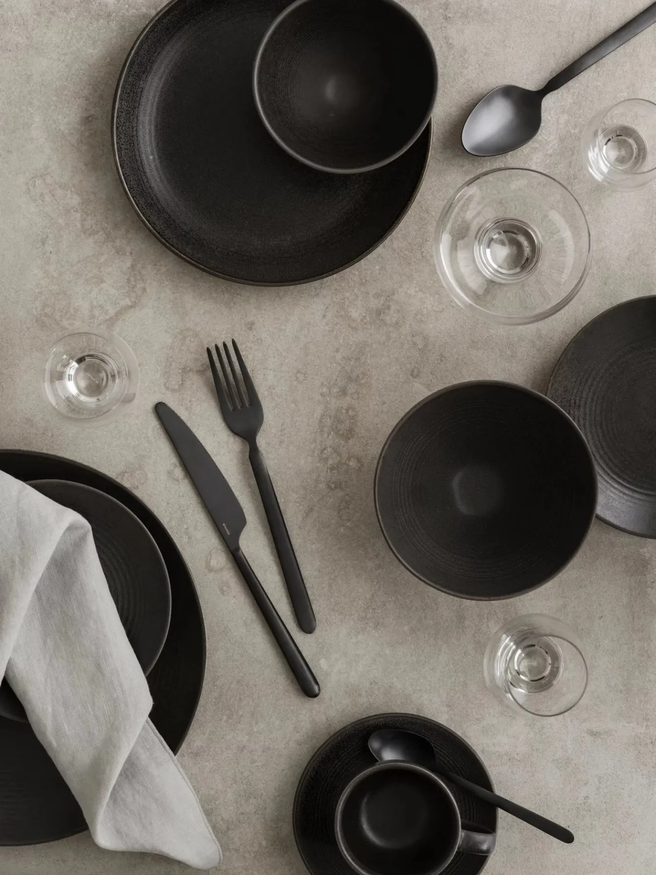 Cheap Bath & Living Blomus STELLA cutlery set 16-piece color - 64195 Black
