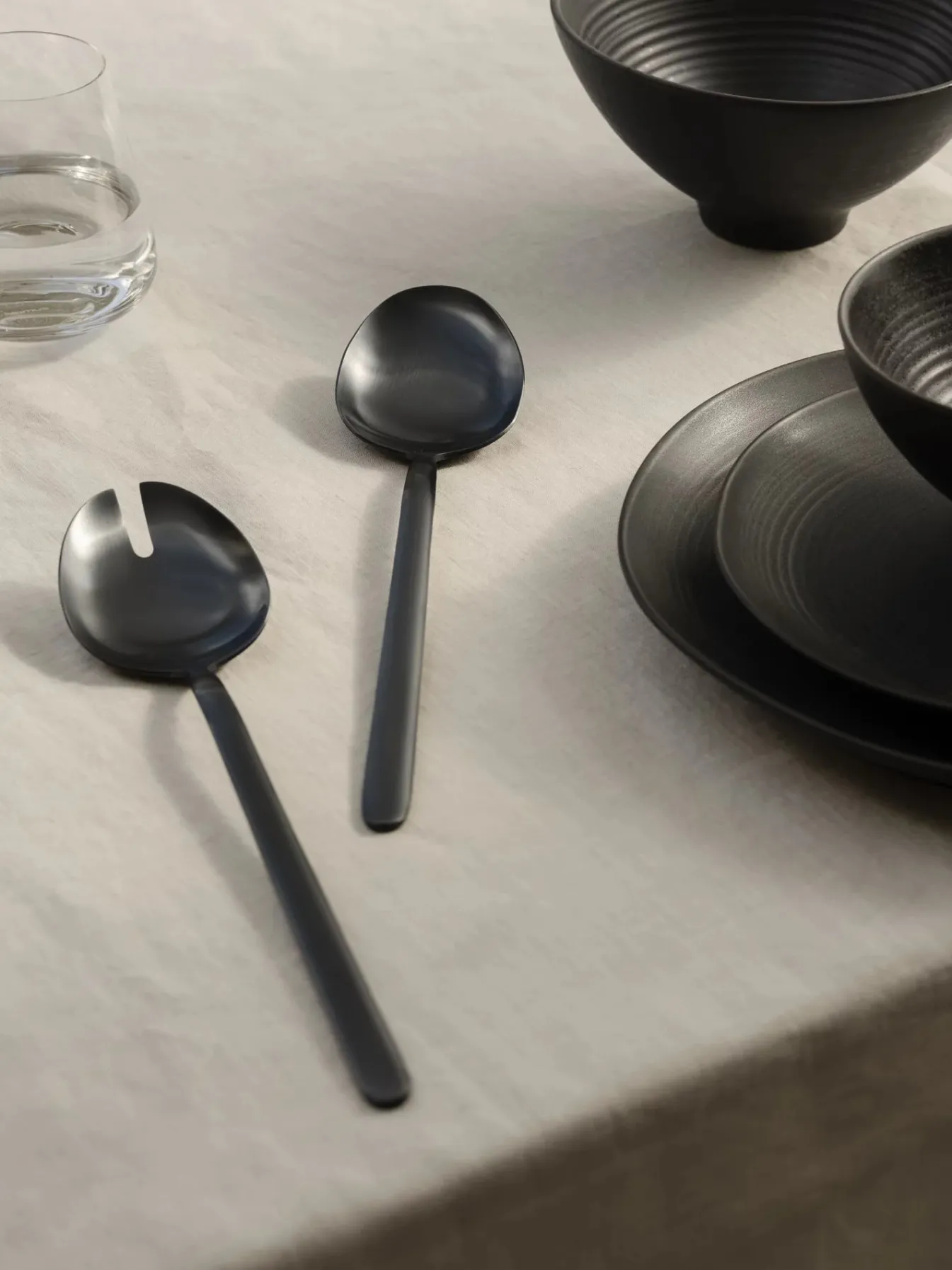 Flash Sale Bath & Living Blomus STELLA salad cutlery color - 64473 Black