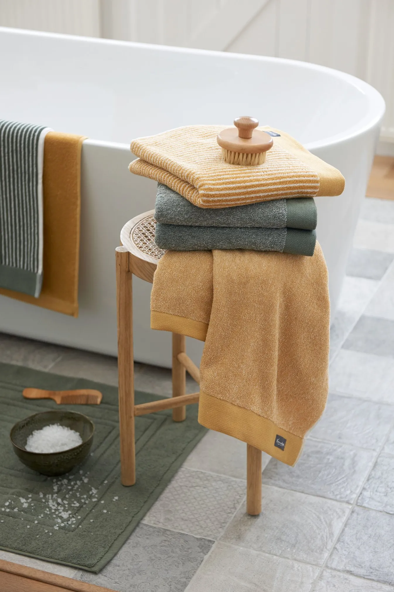 Cheap Bath & Living Vandyck Bath towel 70x140 cm HOME Petit Ligne Olive (BAKC15101) set/3 pieces Olive-113