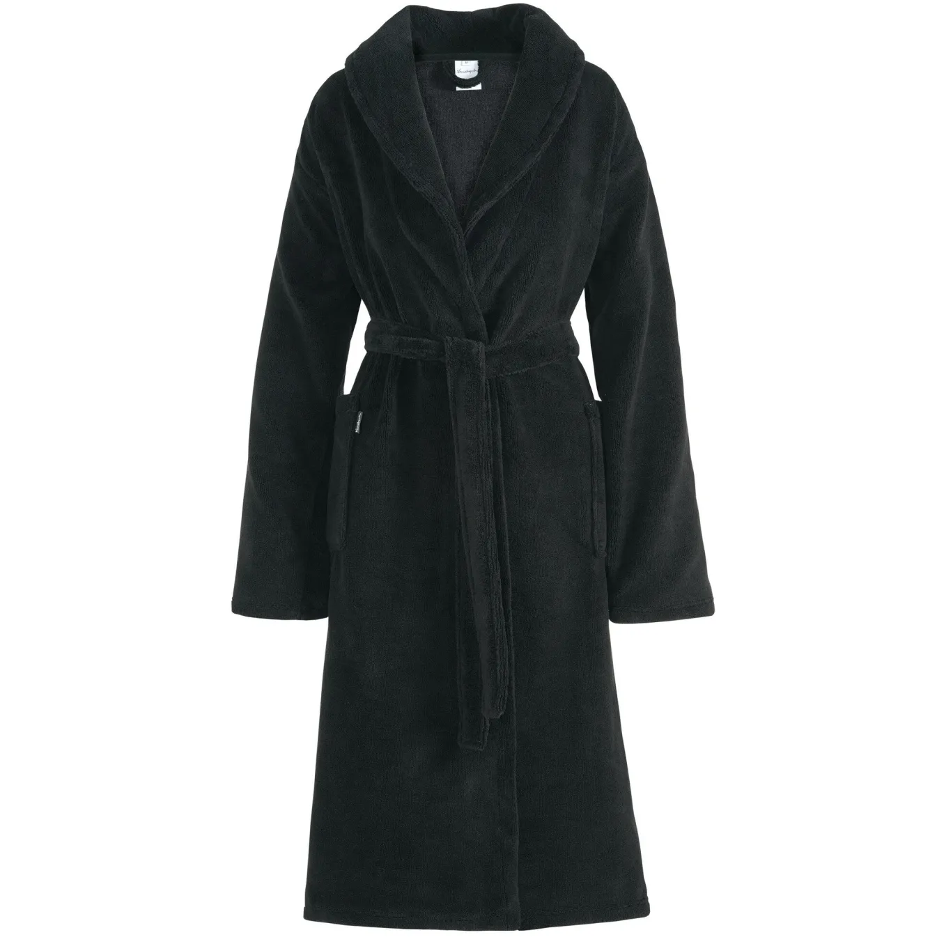 Discount Bath & Living Vandyck Bathrobe BEAUMONT color Off Black