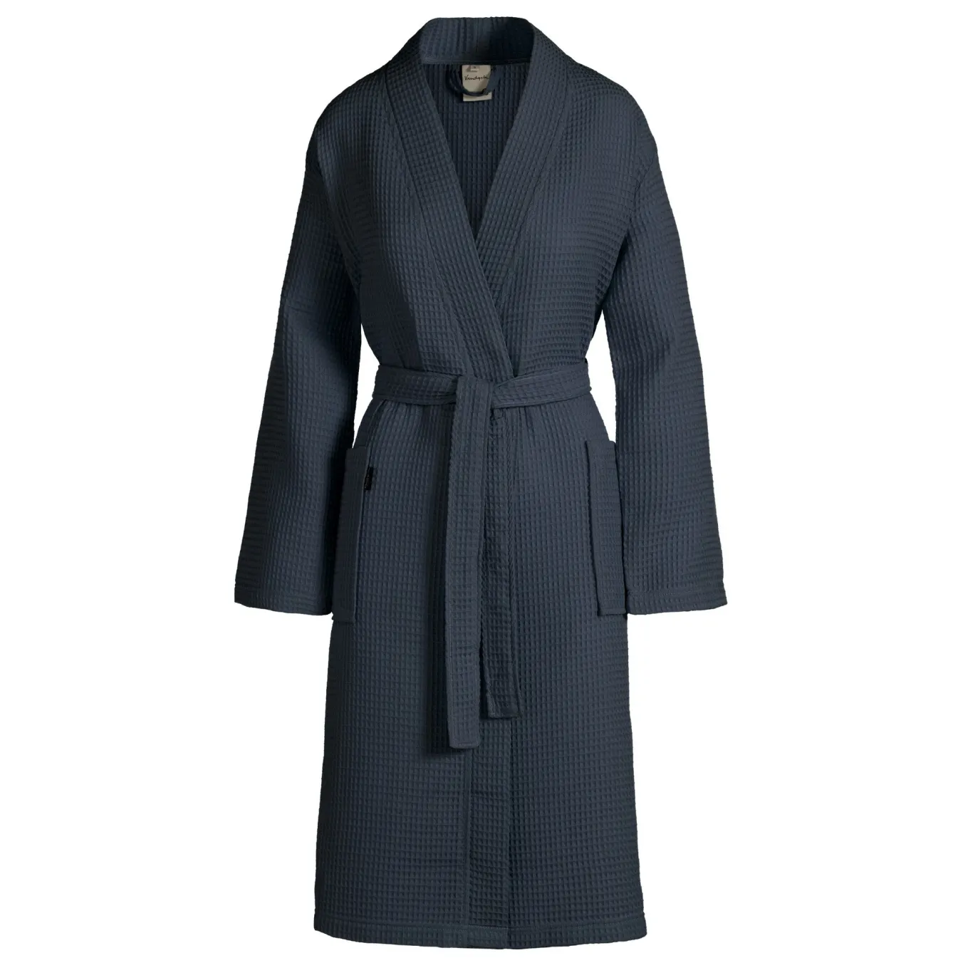 Cheap Bath & Living Vandyck Bathrobe BIARRITZ color Blue Ink (BAGE22104)