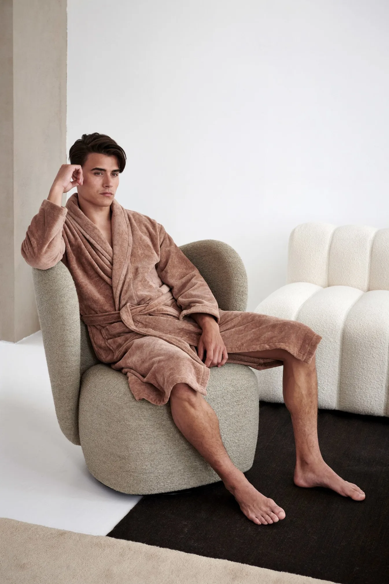 Cheap Bath & Living Vandyck Bathrobe PRESTIGE color dark blue (BAPA19202)