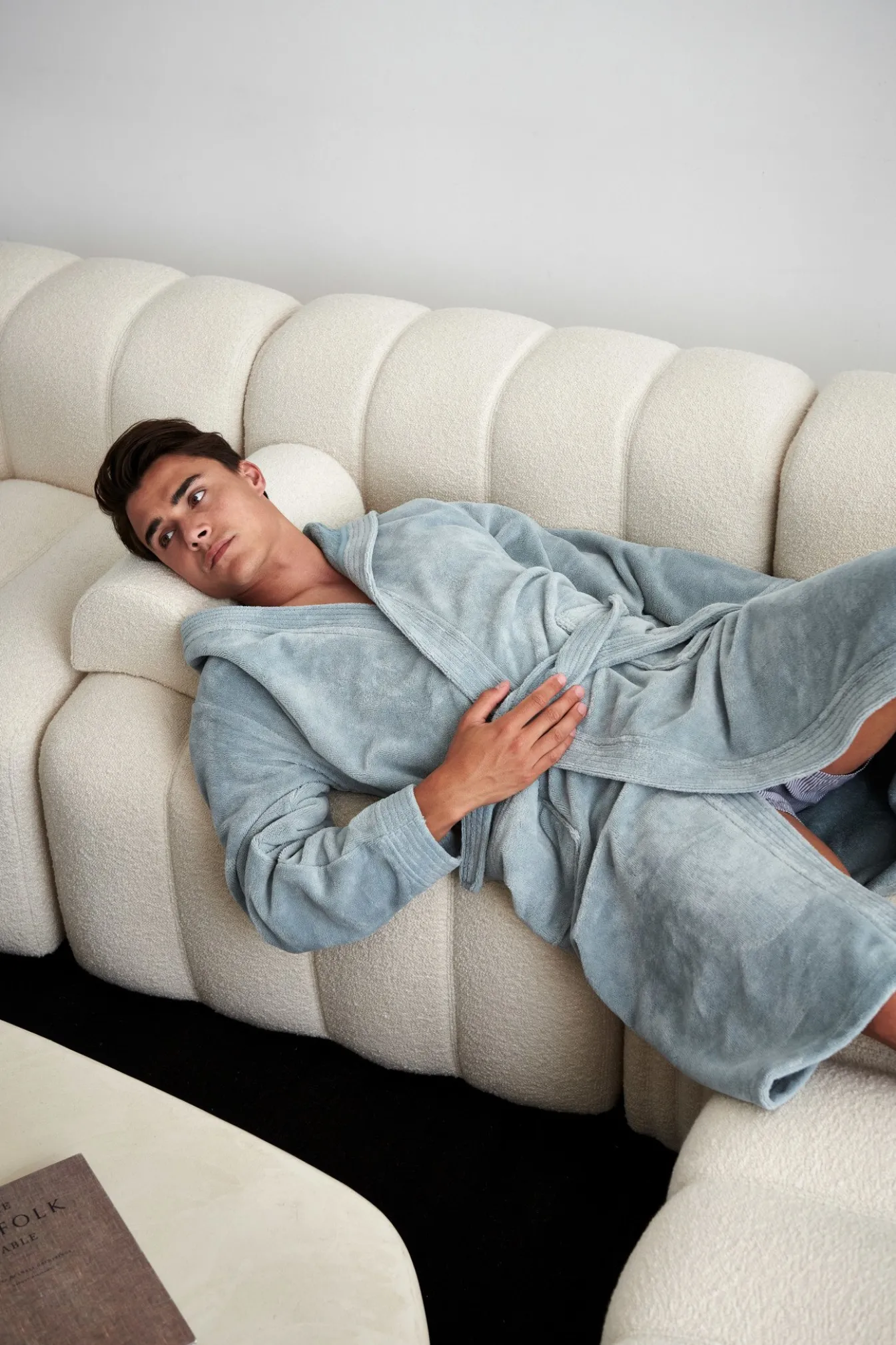 Sale Bath & Living Vandyck Bathrobe TAYLOR color Moonscape (BAGE22205)