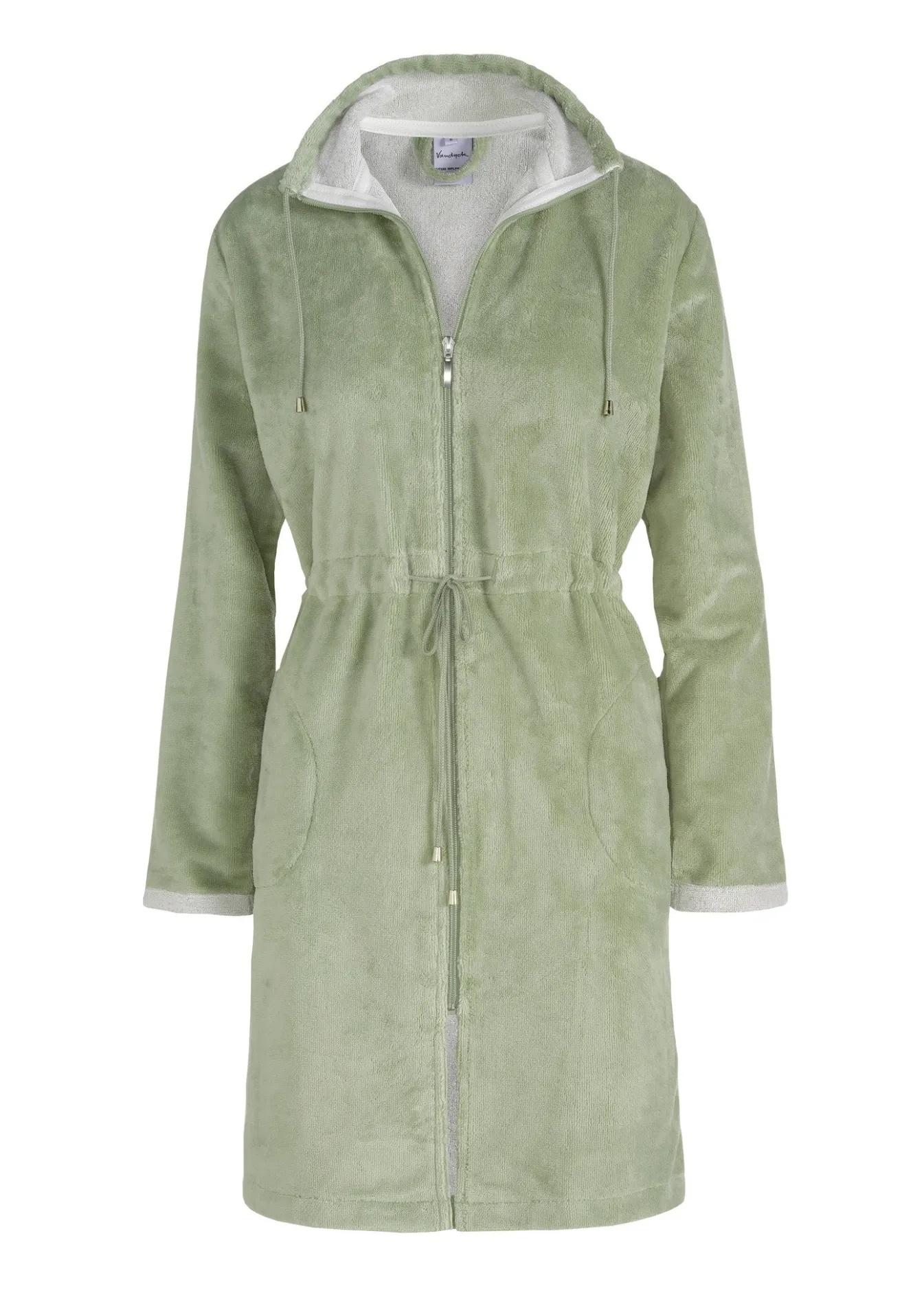 Outlet Bath & Living Vandyck CHICAGO bathrobe color Light Olive-123 (BAGE14202)