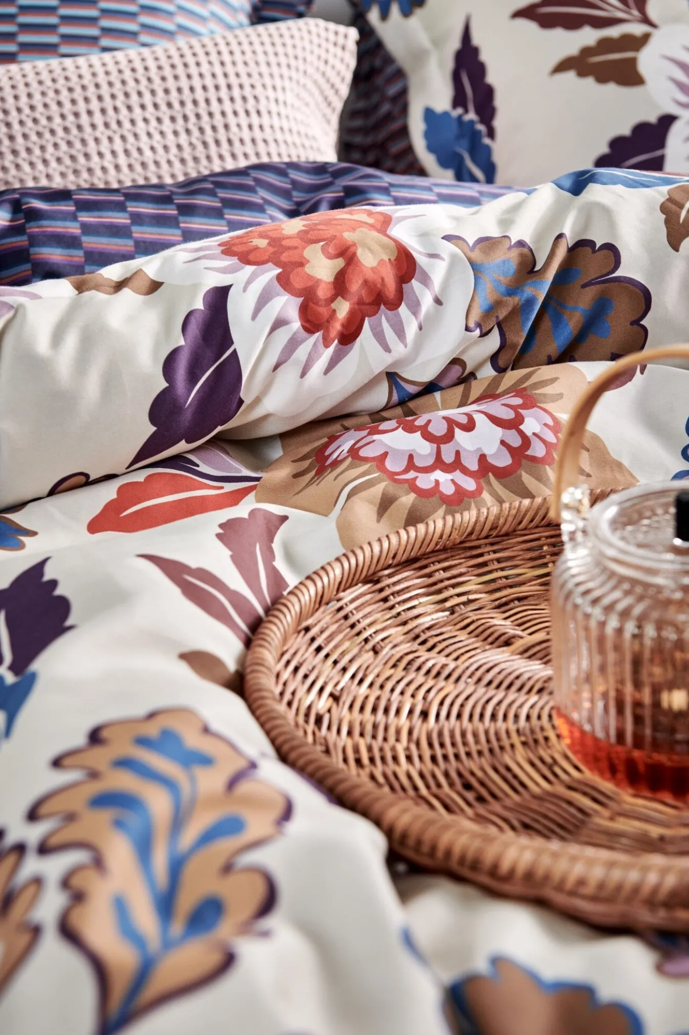 Hot Bath & Living Vandyck Duvet cover BOHEME FLOWER multi 140x220 cm (satin cotton)