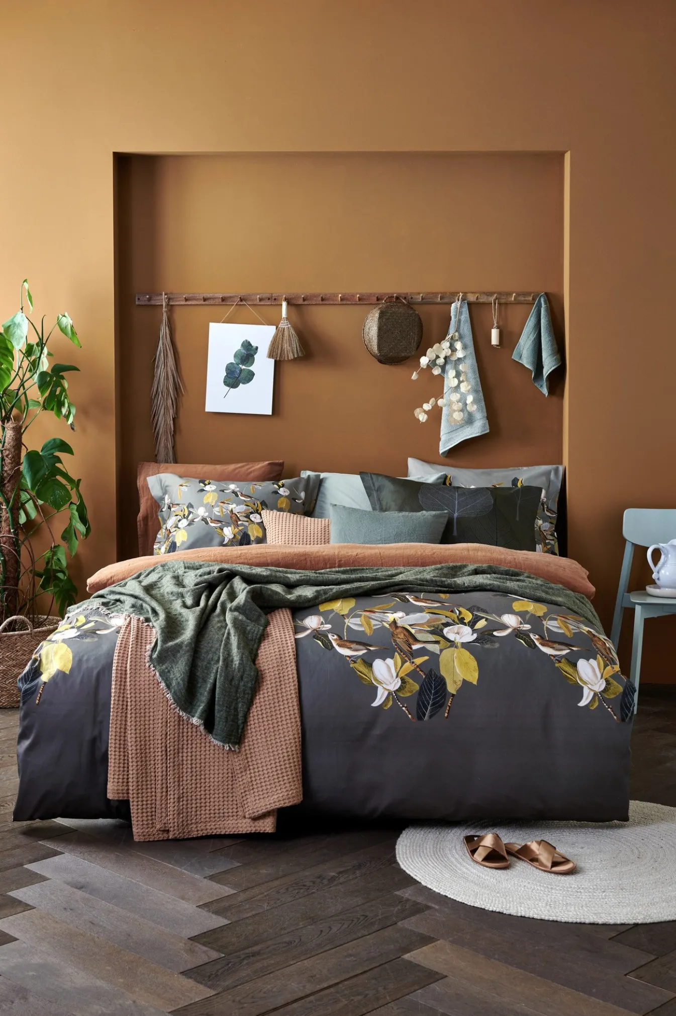Best Sale Bath & Living Vandyck Duvet cover BROOKE Oak Green 200x220 cm (satin) SAM121208