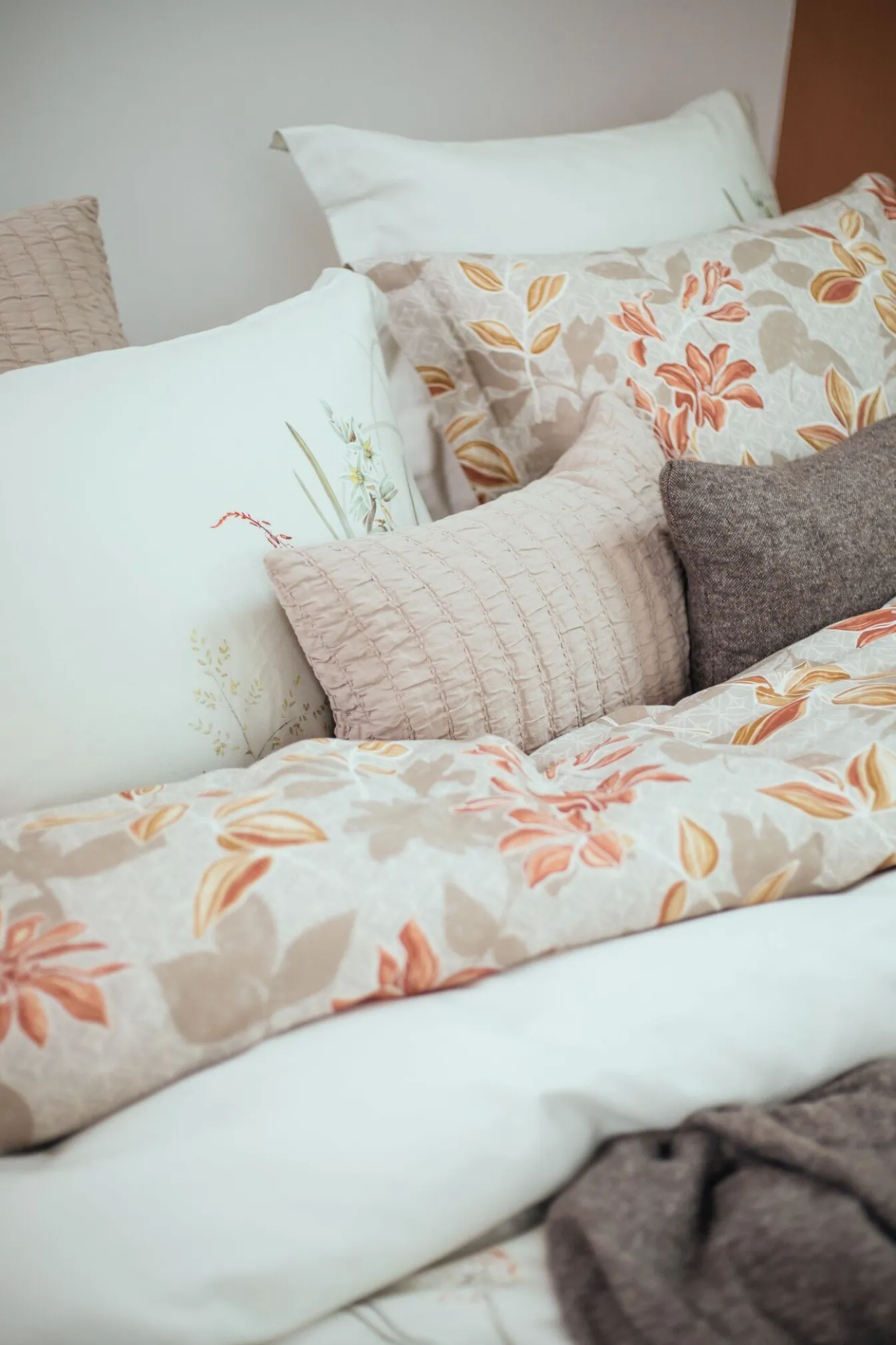 Best Sale Bath & Living Vandyck Duvet cover CASHMERE GLOW linen 140x220 cm (satin cotton)