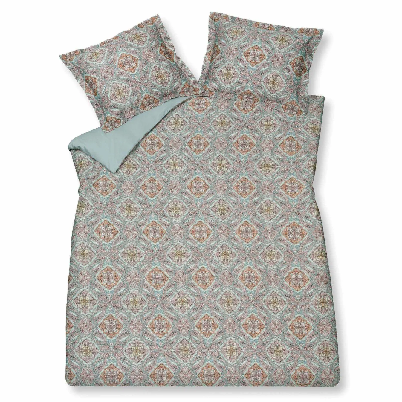Discount Bath & Living Vandyck Duvet cover CHARM Pearl Blue 200x220 cm (satin cotton)