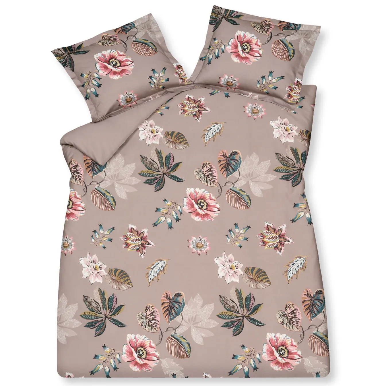 Clearance Bath & Living Vandyck Duvet cover EYECATCHER Fudge 200x220 cm (SAM122218)